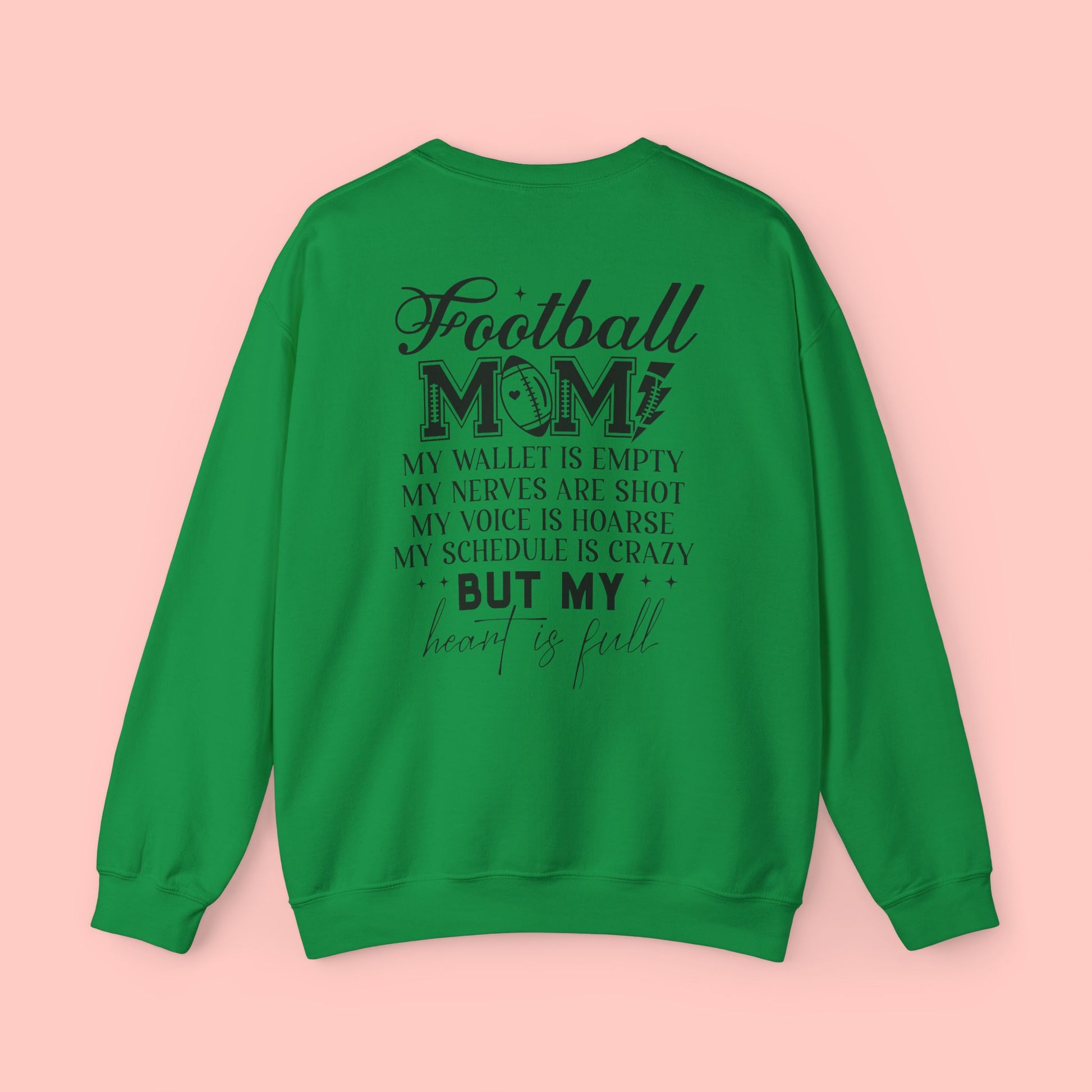 FOOTBALL MOM CREWNECK SWEATSHIRT - FANGIRL SWAG