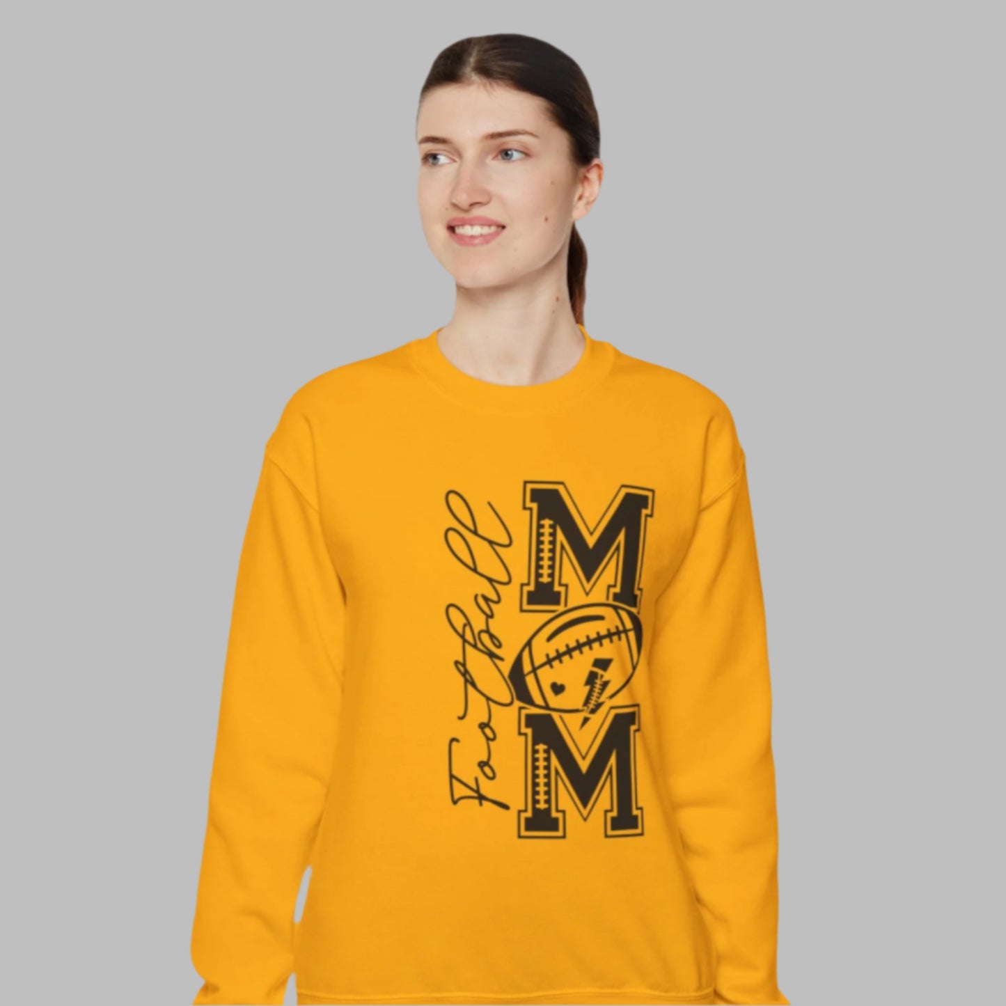 FOOTBALL MOM CREWNECK SWEATSHIRT - FANGIRL SWAG