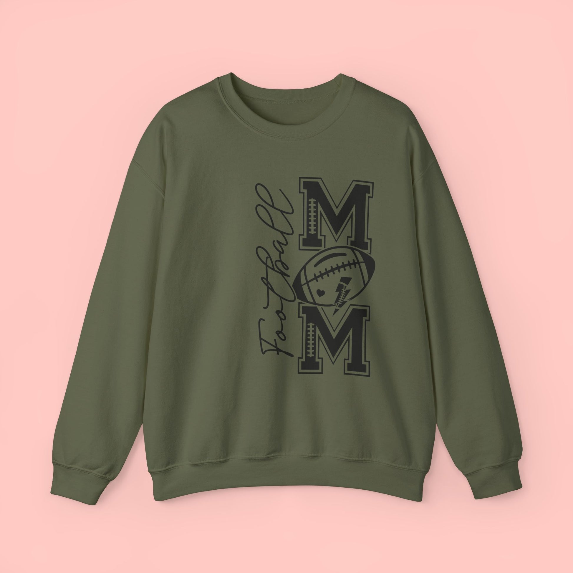 FOOTBALL MOM CREWNECK SWEATSHIRT - FANGIRL SWAG