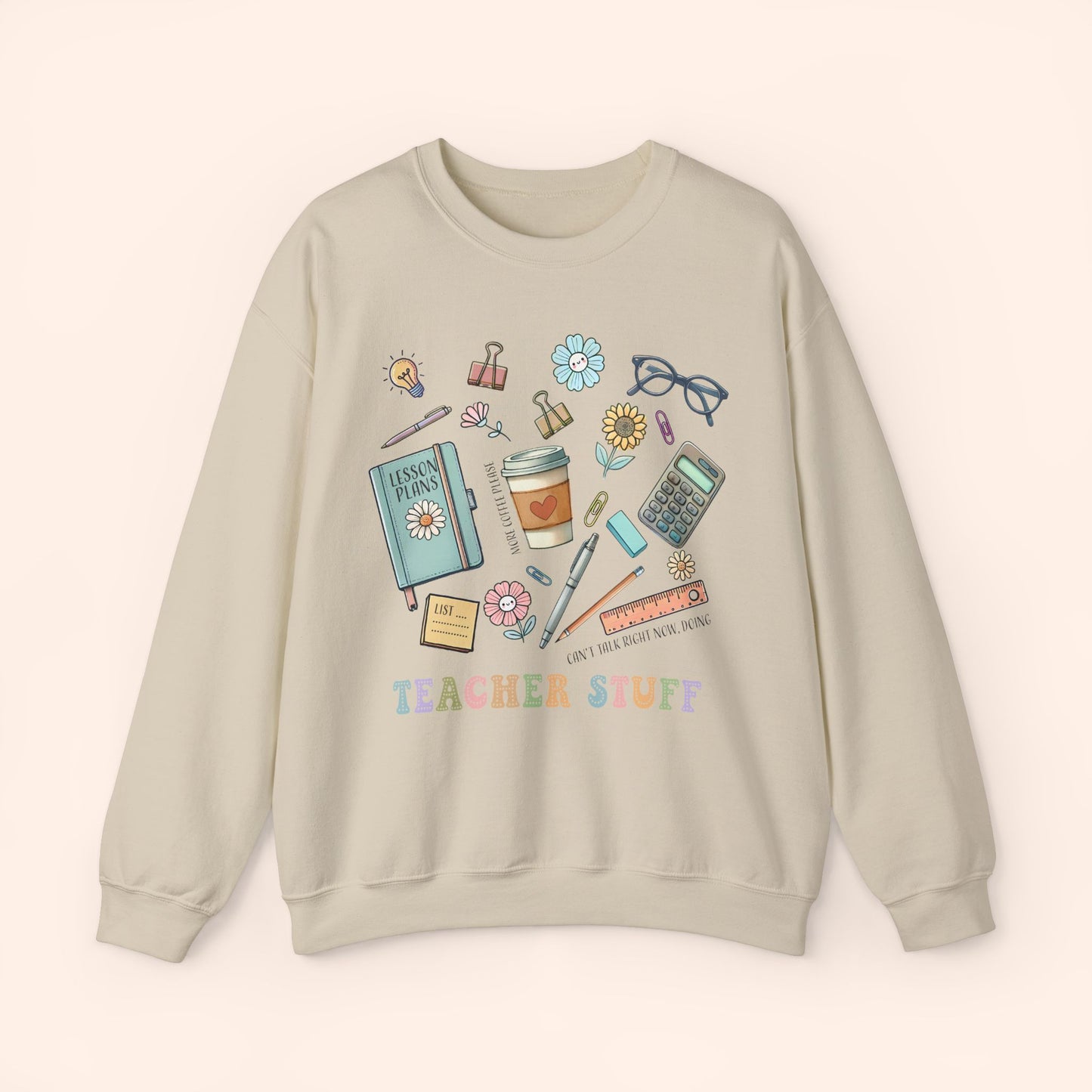 TEACHER STUFF SWEATSHIRT - FANGIRL SWAG