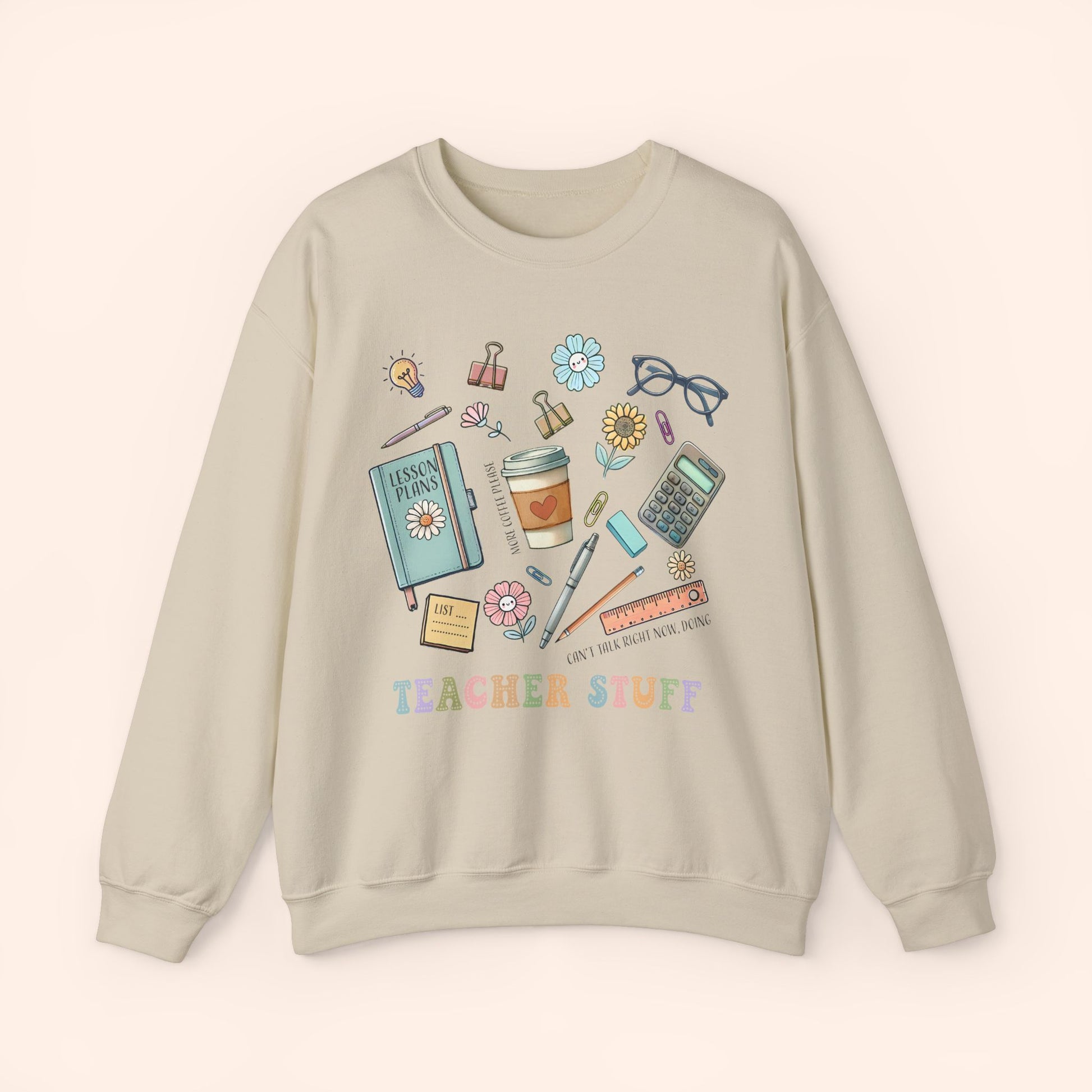 TEACHER STUFF SWEATSHIRT - FANGIRL SWAG