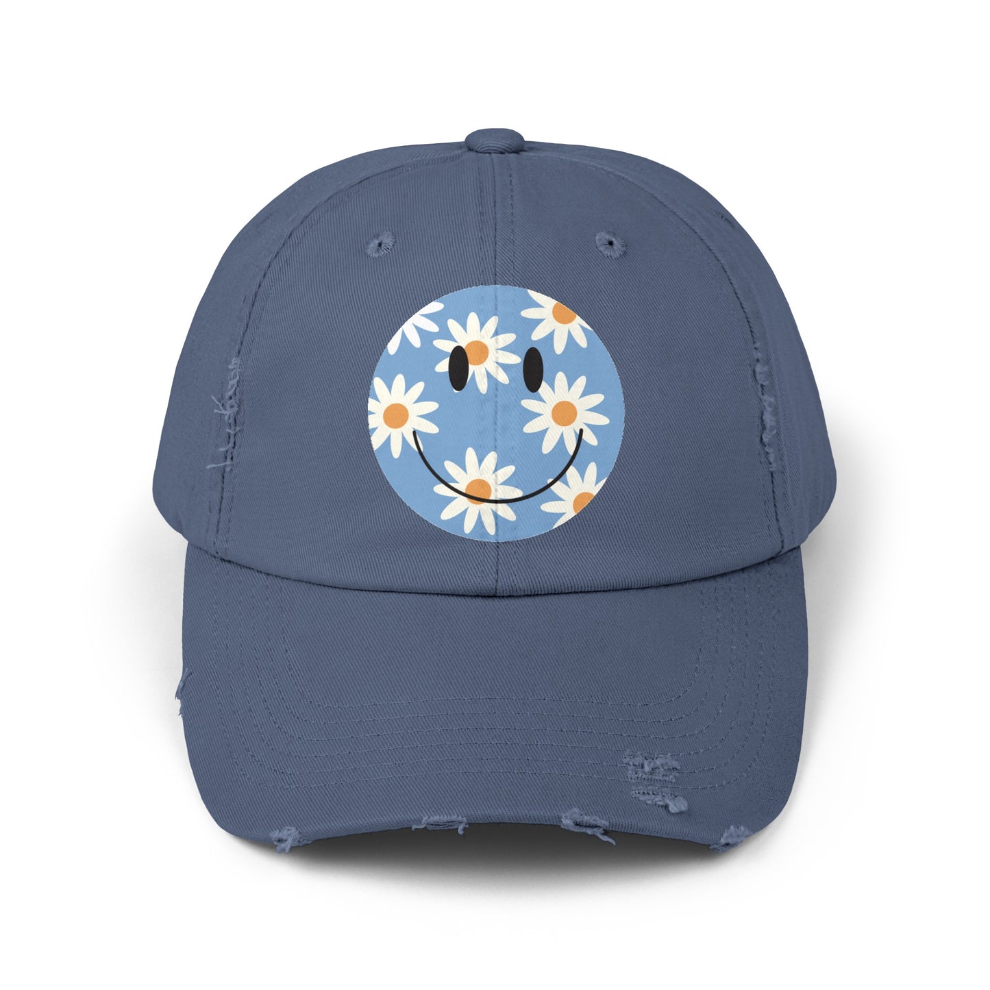 DAISY SMILES DISTRESSED CAP - FANGIRL SWAG