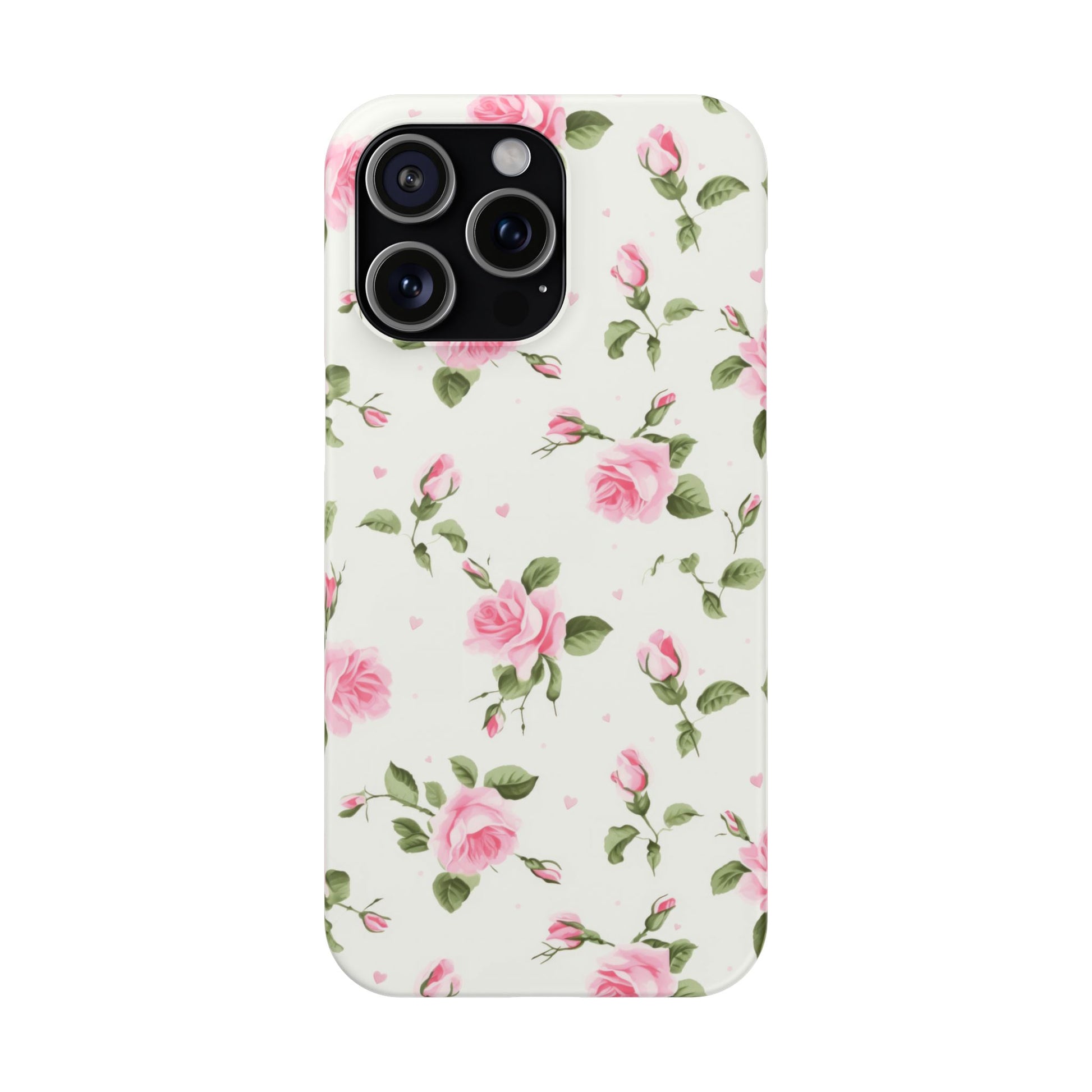SWEET PINK ROSE PHONE CASE - FANGIRL SWAG