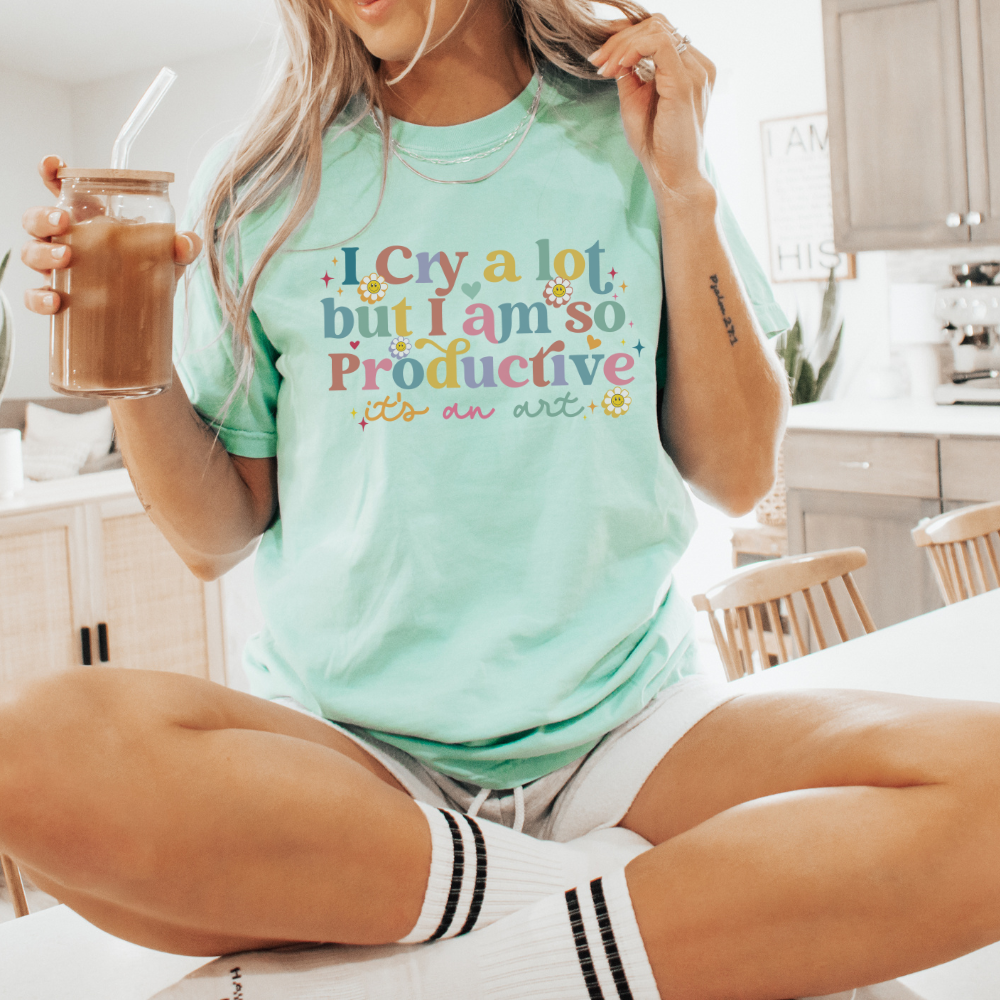 I CRY A LOT TAYLOR SWIFT TEE - FANGIRL SWAG