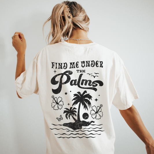 UNDER THE PALMS TEE - FANGIRL SWAG