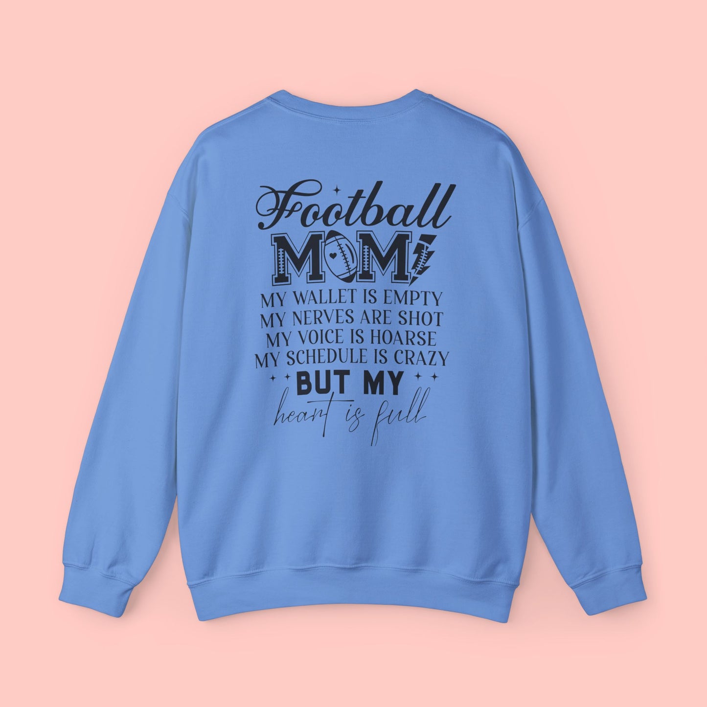 FOOTBALL MOM CREWNECK SWEATSHIRT - FANGIRL SWAG
