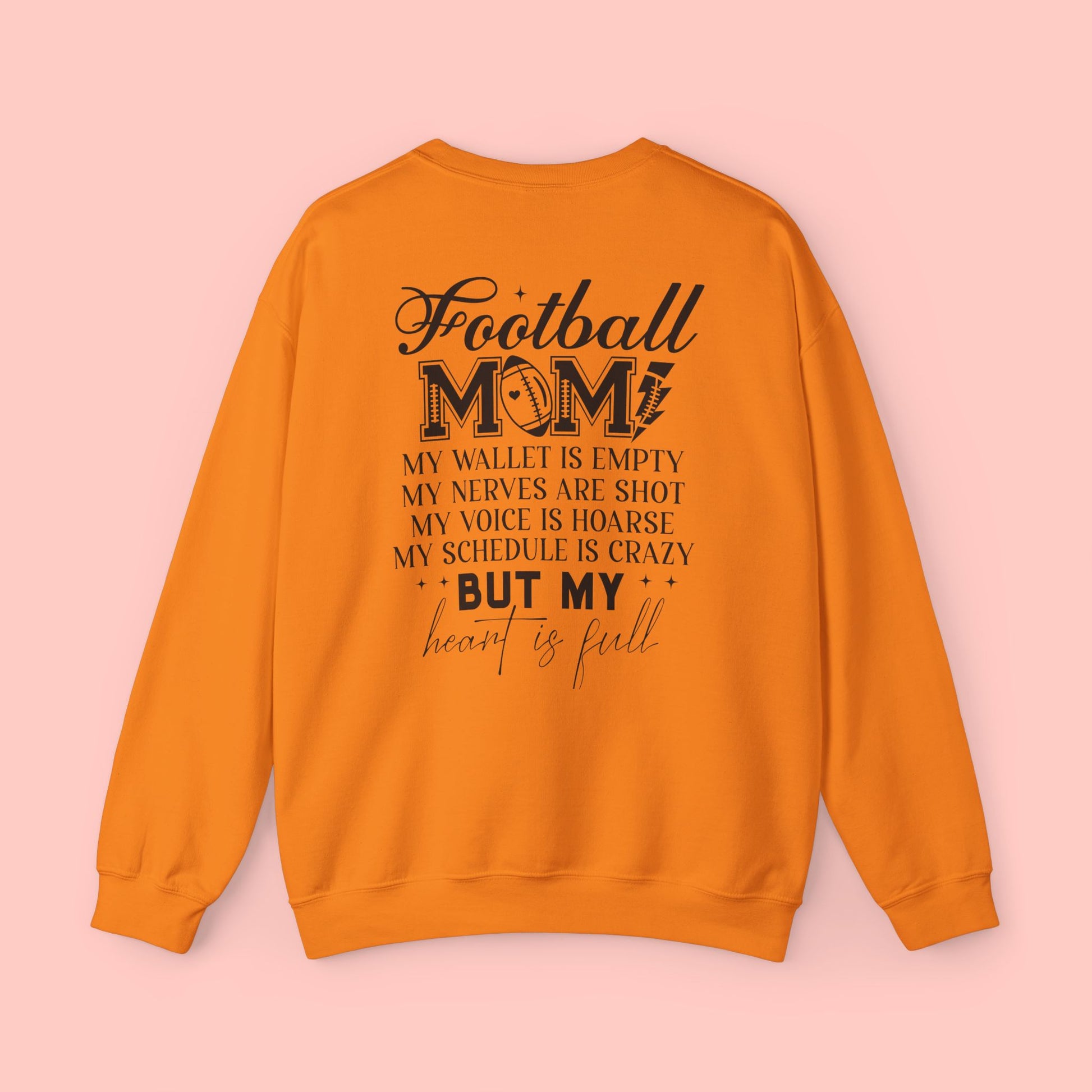 FOOTBALL MOM CREWNECK SWEATSHIRT - FANGIRL SWAG