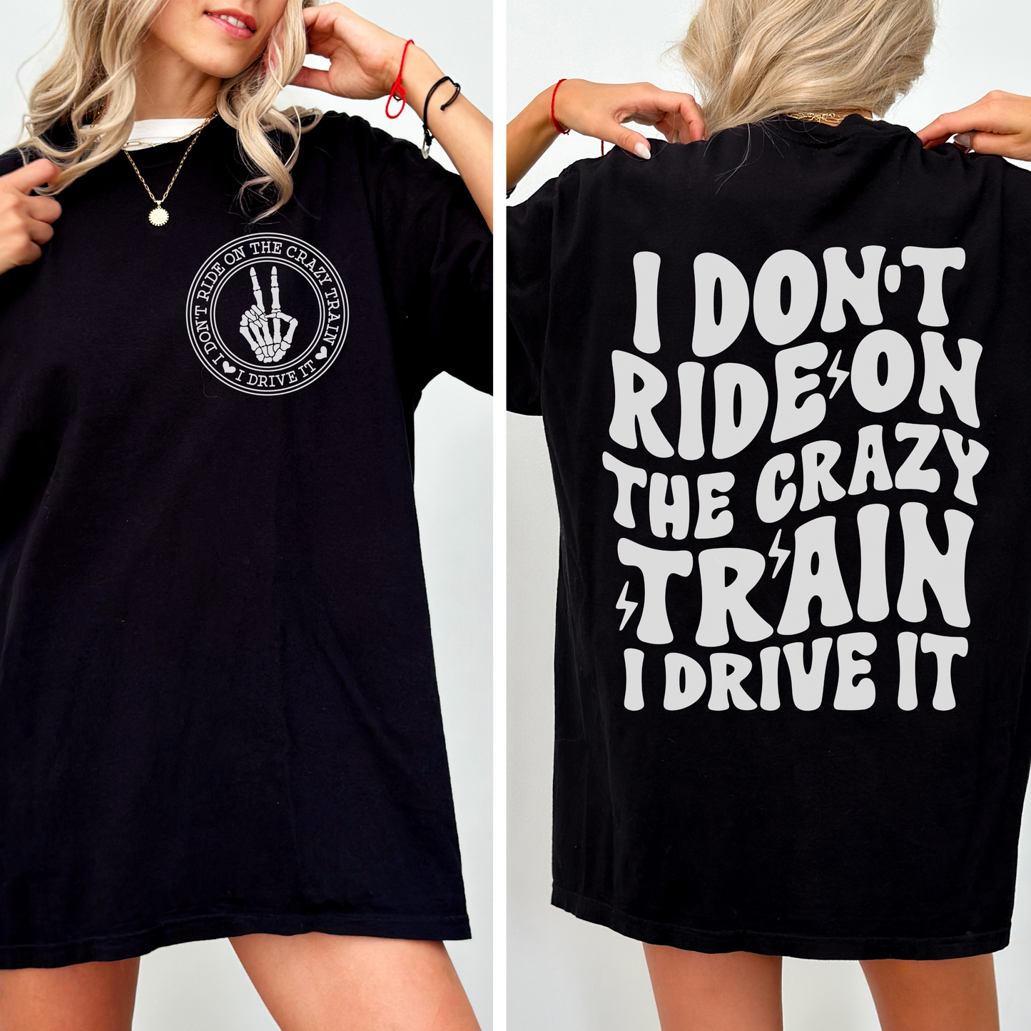 CRAZY TRAIN TEE - FANGIRL SWAG