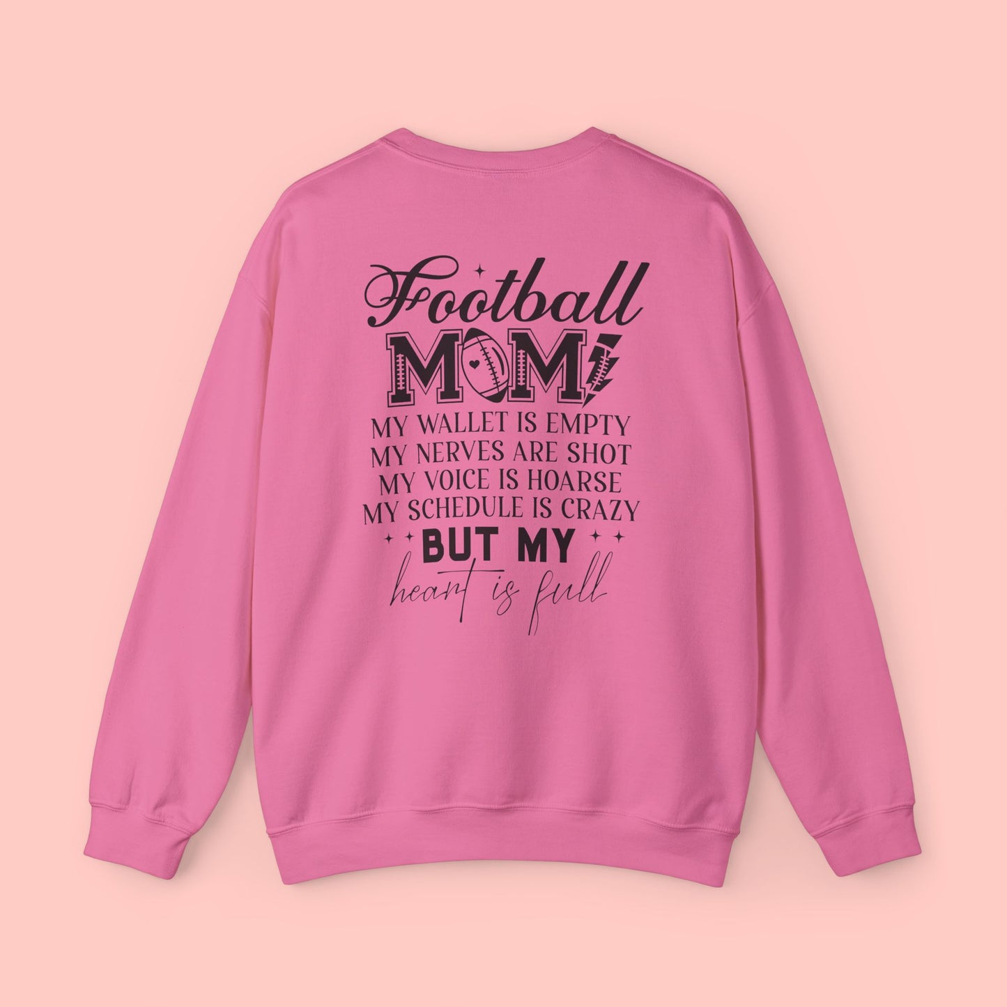 FOOTBALL MOM CREWNECK SWEATSHIRT - FANGIRL SWAG