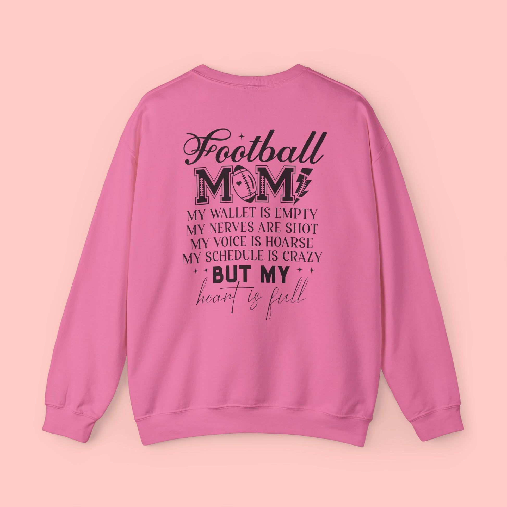 FOOTBALL MOM CREWNECK SWEATSHIRT - FANGIRL SWAG