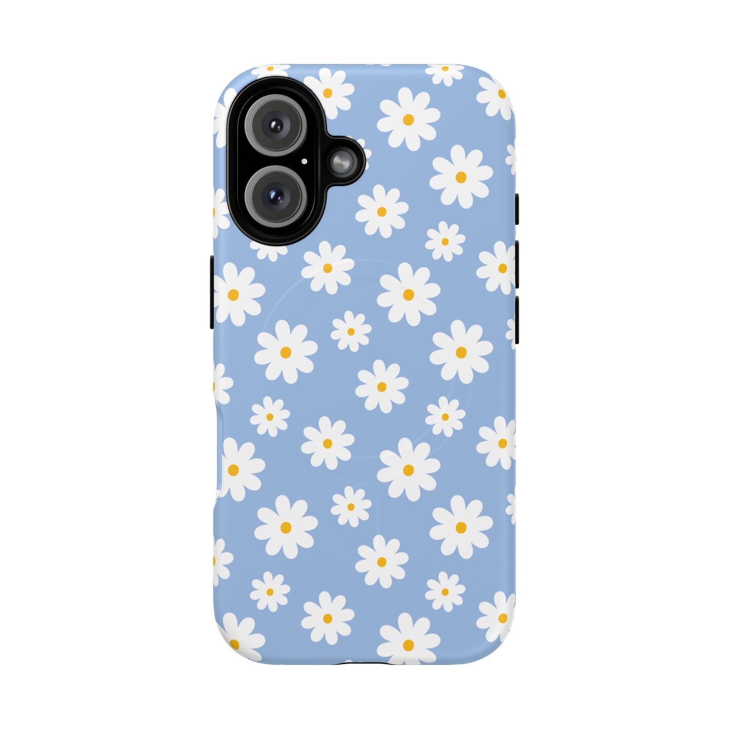 Daisy Floral Magnetic Phone Case, Tough Protective Cover, Spring Accessories, Flower Lover Gift, Cute Case for Her - FANGIRL SWAG