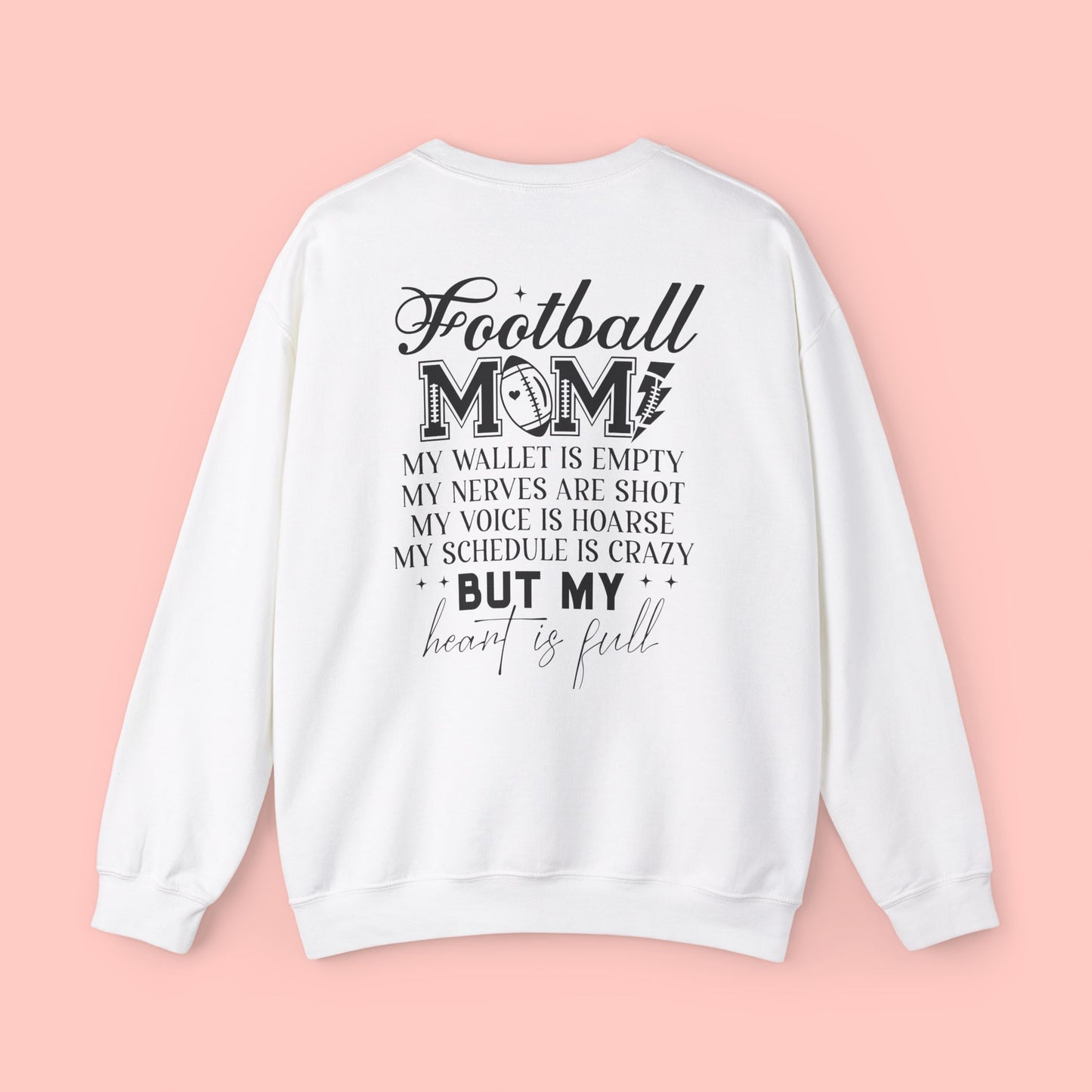FOOTBALL MOM CREWNECK SWEATSHIRT - FANGIRL SWAG