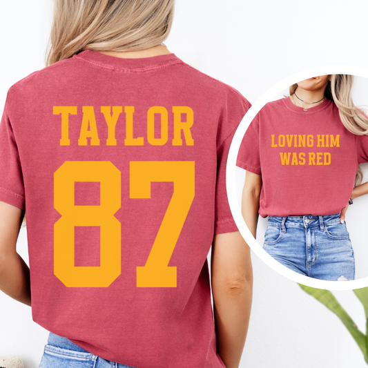 LOVING HIM WAS RED TEE - FANGIRL SWAG
