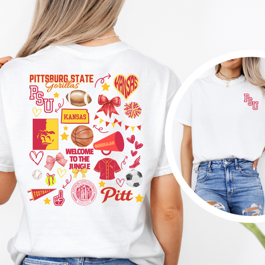 PITTSBURG STATE TEE - FANGIRL SWAG