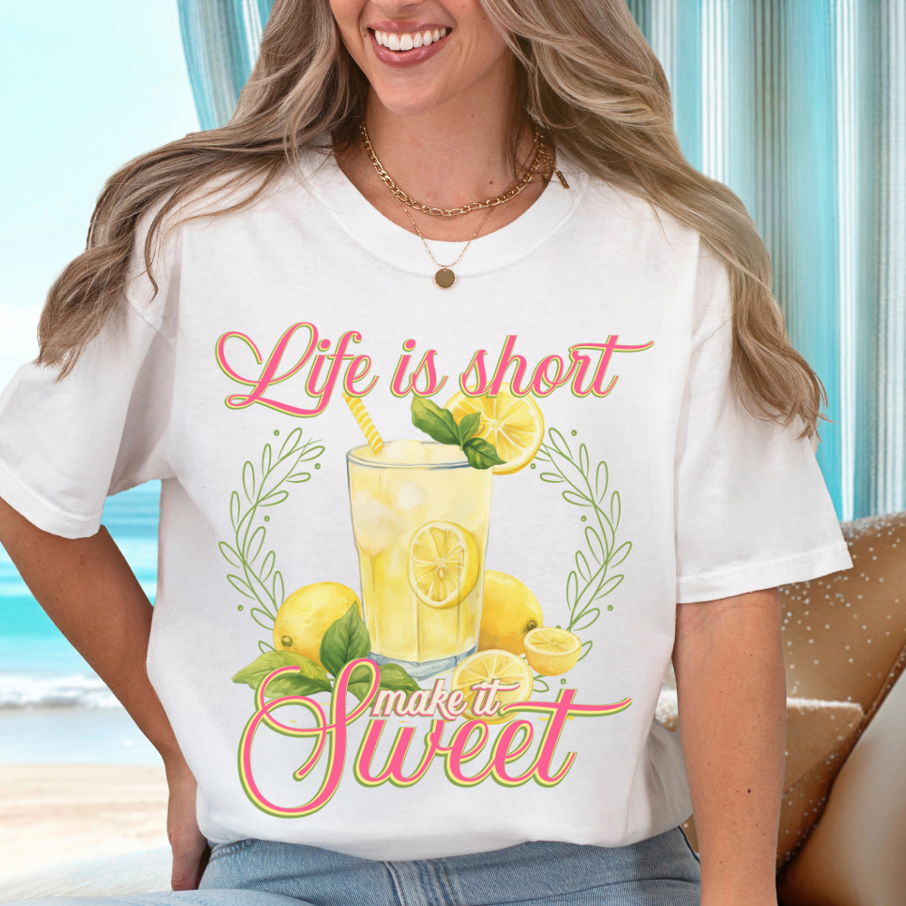 LIFE IS SHORT MAKE IT SWEET TEE - FANGIRL SWAG