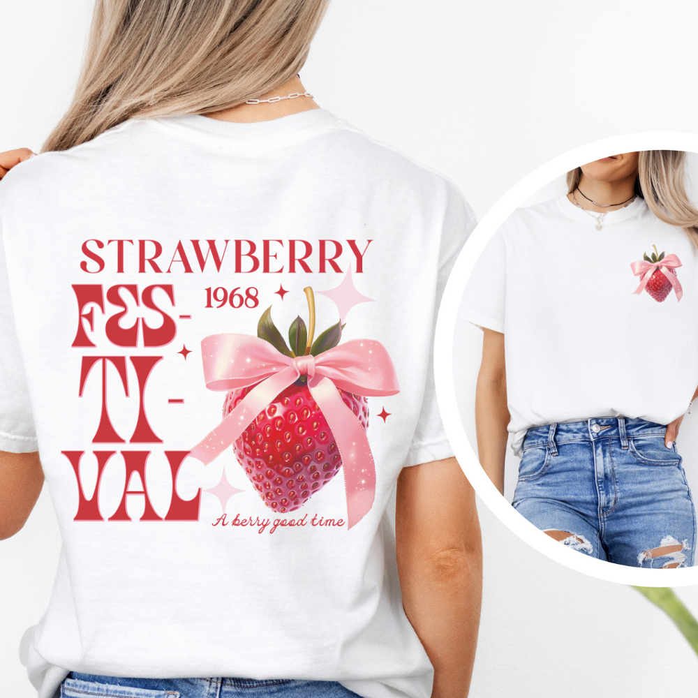 STRAWBERRY FESTIVAL TEE - FANGIRL SWAG
