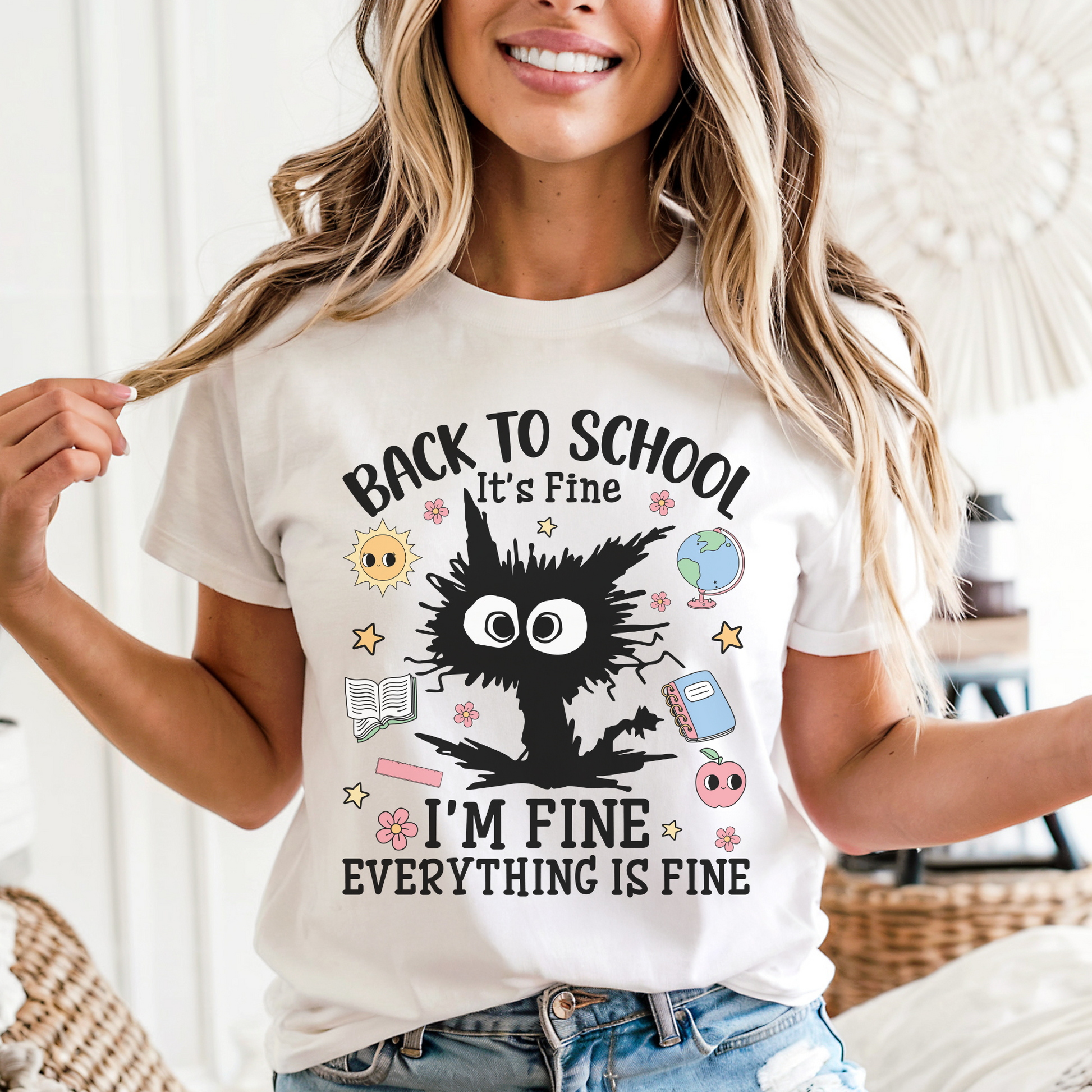 Everything is Fine Back to School Tee - FANGIRL SWAG