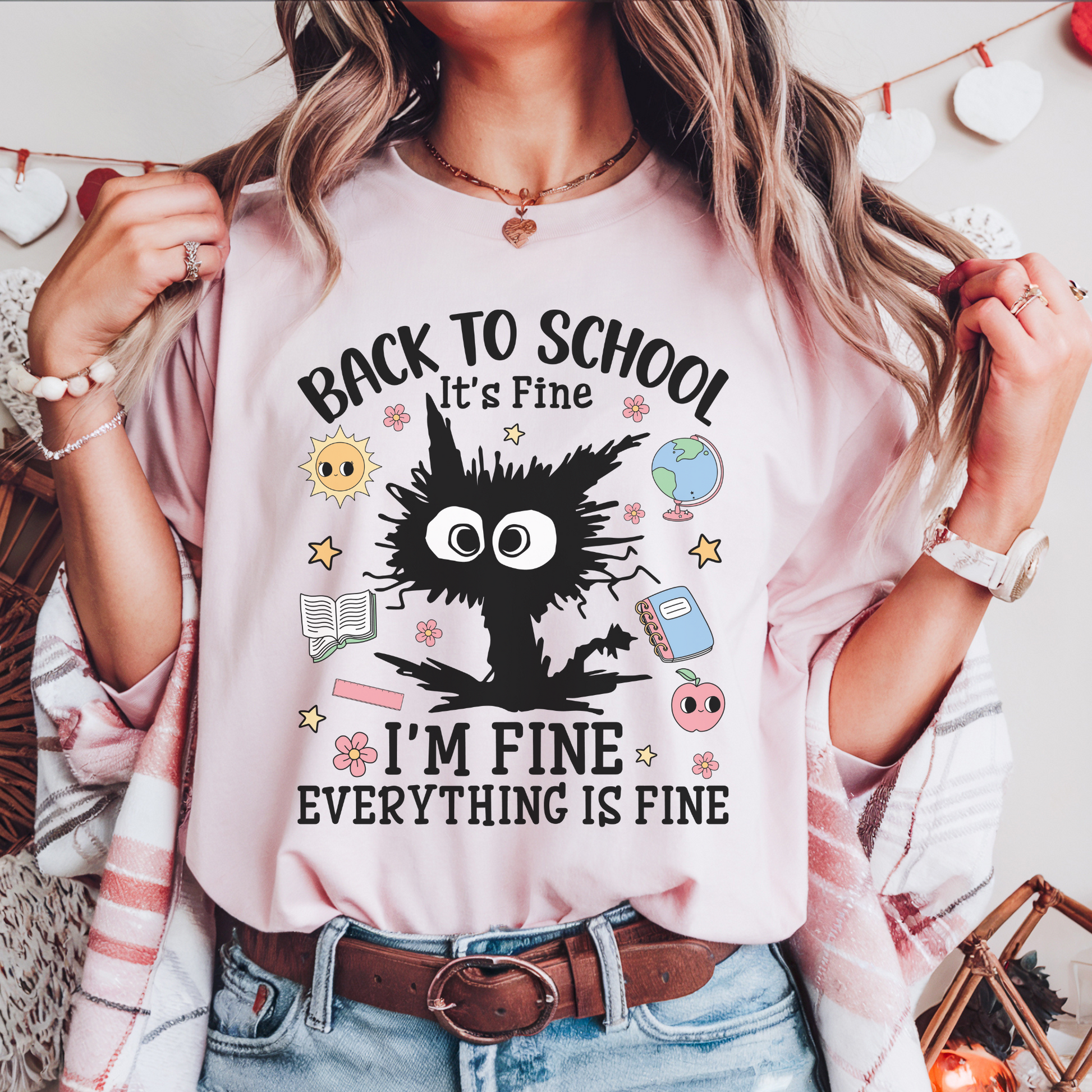 Everything is Fine Back to School Tee - FANGIRL SWAG