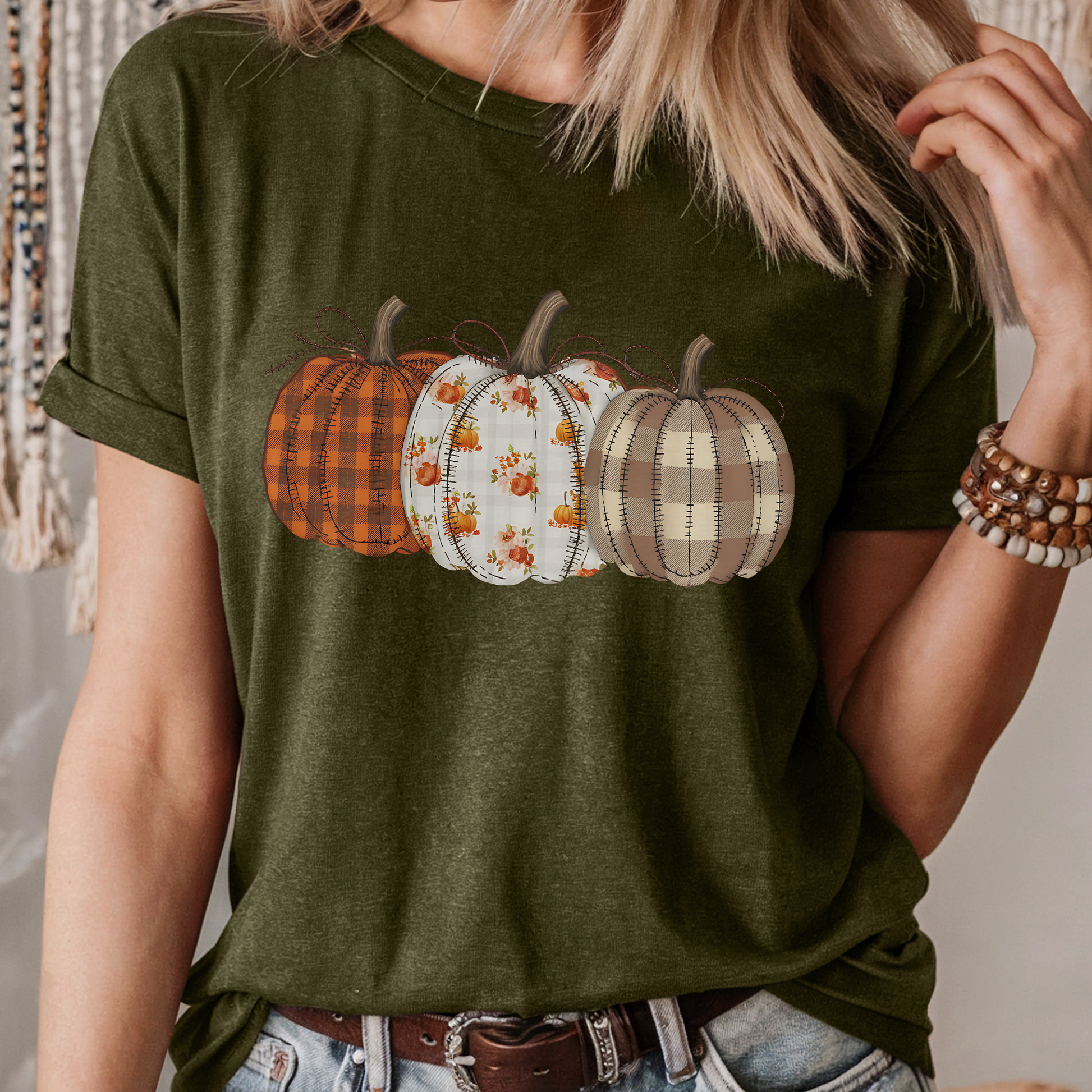 Rustic Fall Pumpkin Tee - FANGIRL SWAG
