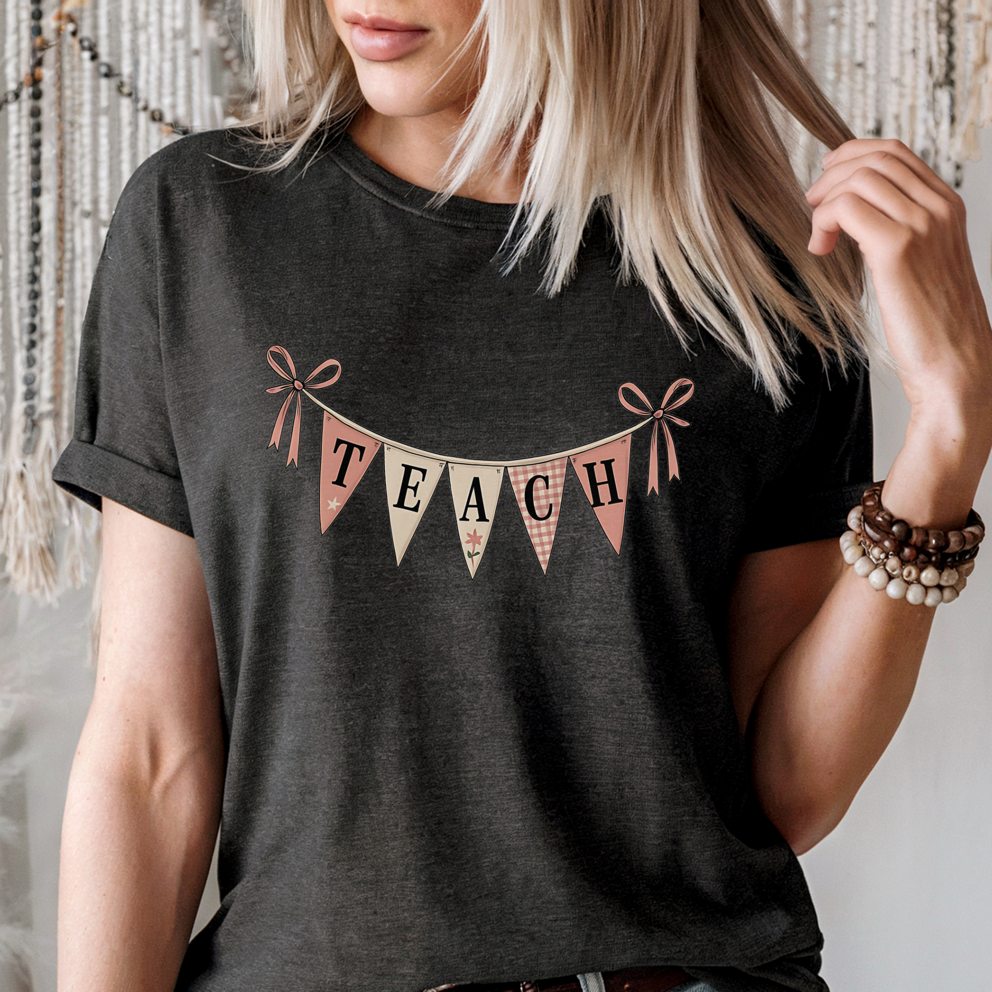 Teach Pennent Tee - FANGIRL SWAG