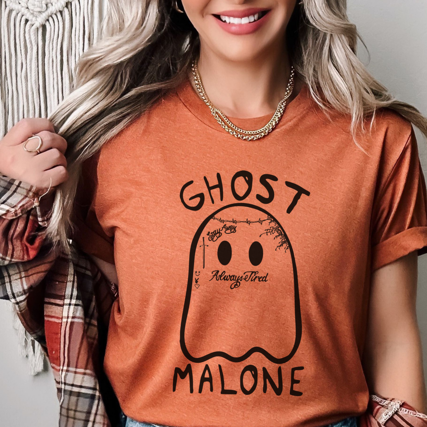 Ghost Malone Halloween Unisex Tee - FANGIRL SWAG