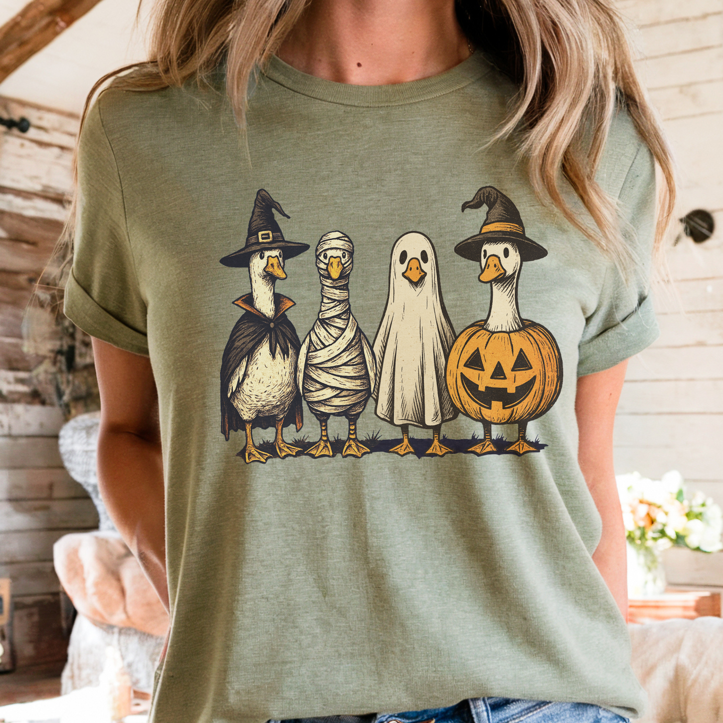 Spooky Goose Halloween Tee