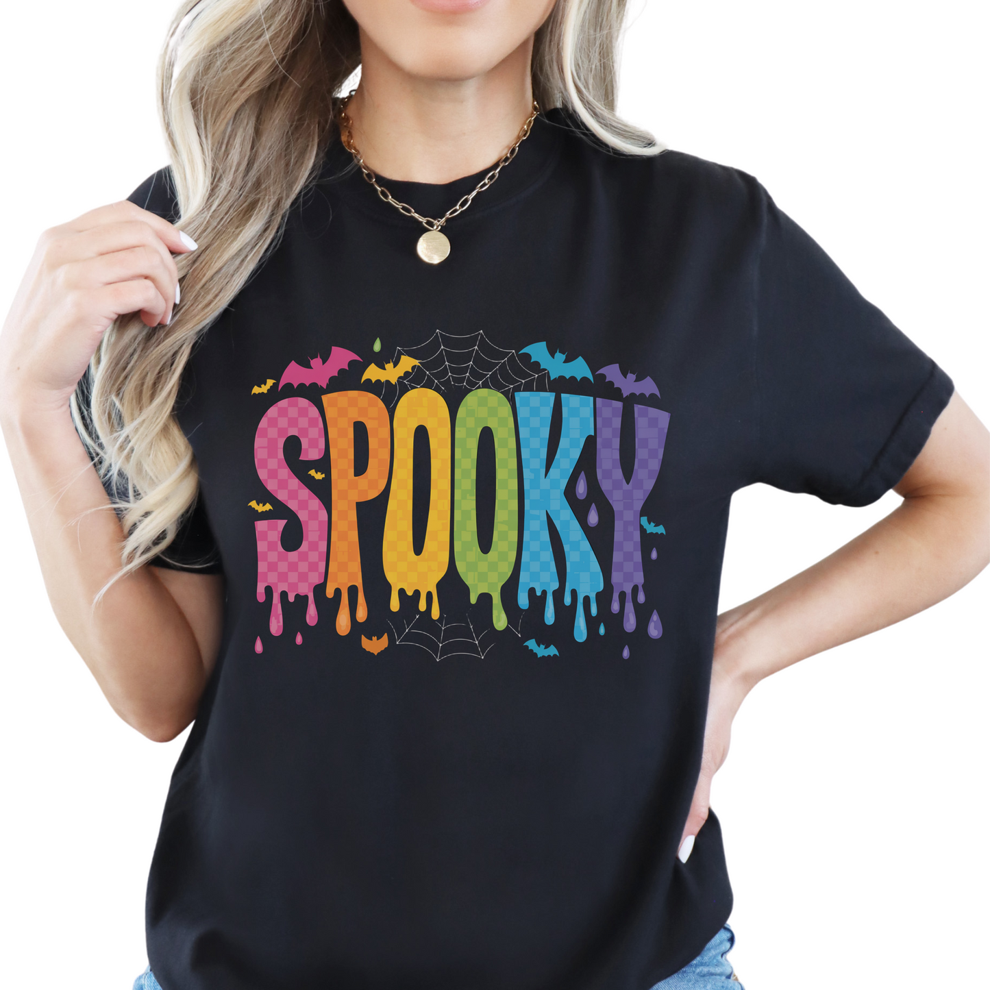 Colorful Spooky Tee