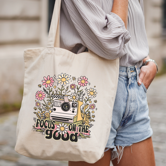 Focus on the Good Tote - FANGIRL SWAG