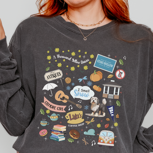 Gilmore Girls Long Sleeve Tee - FANGIRL SWAG