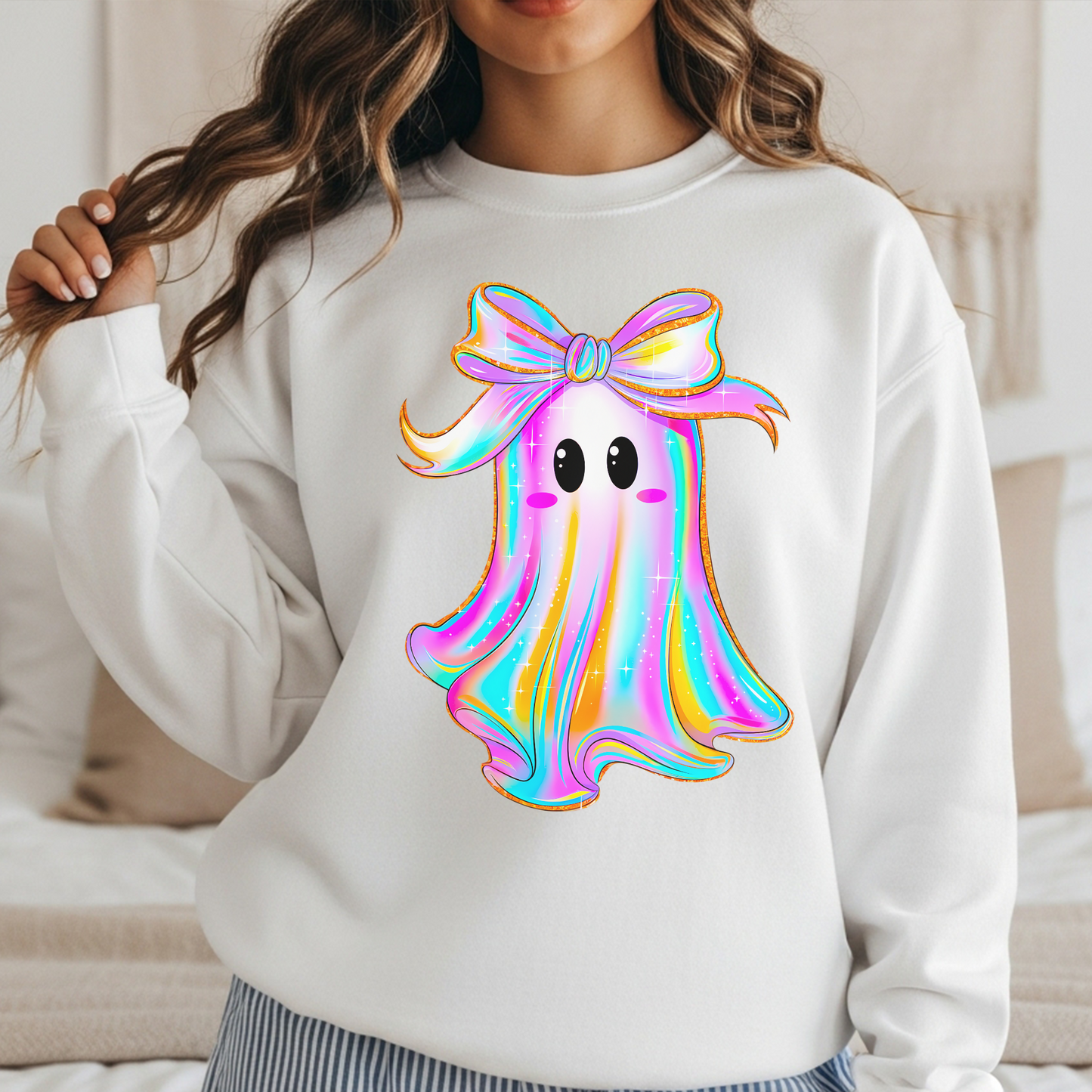 Holographic Ghost Sweatshirt