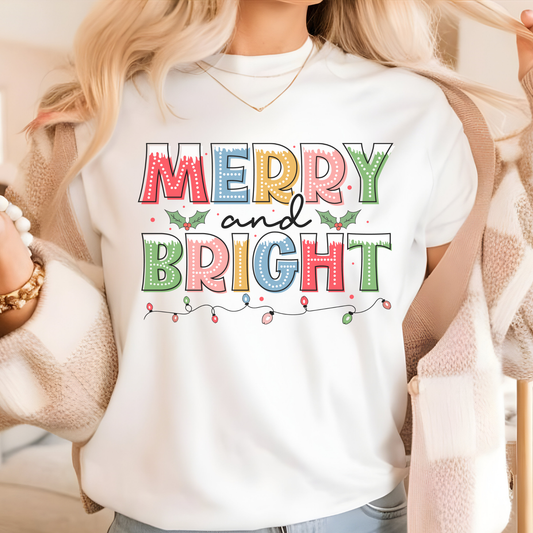 Merry and Bright Lights Tee