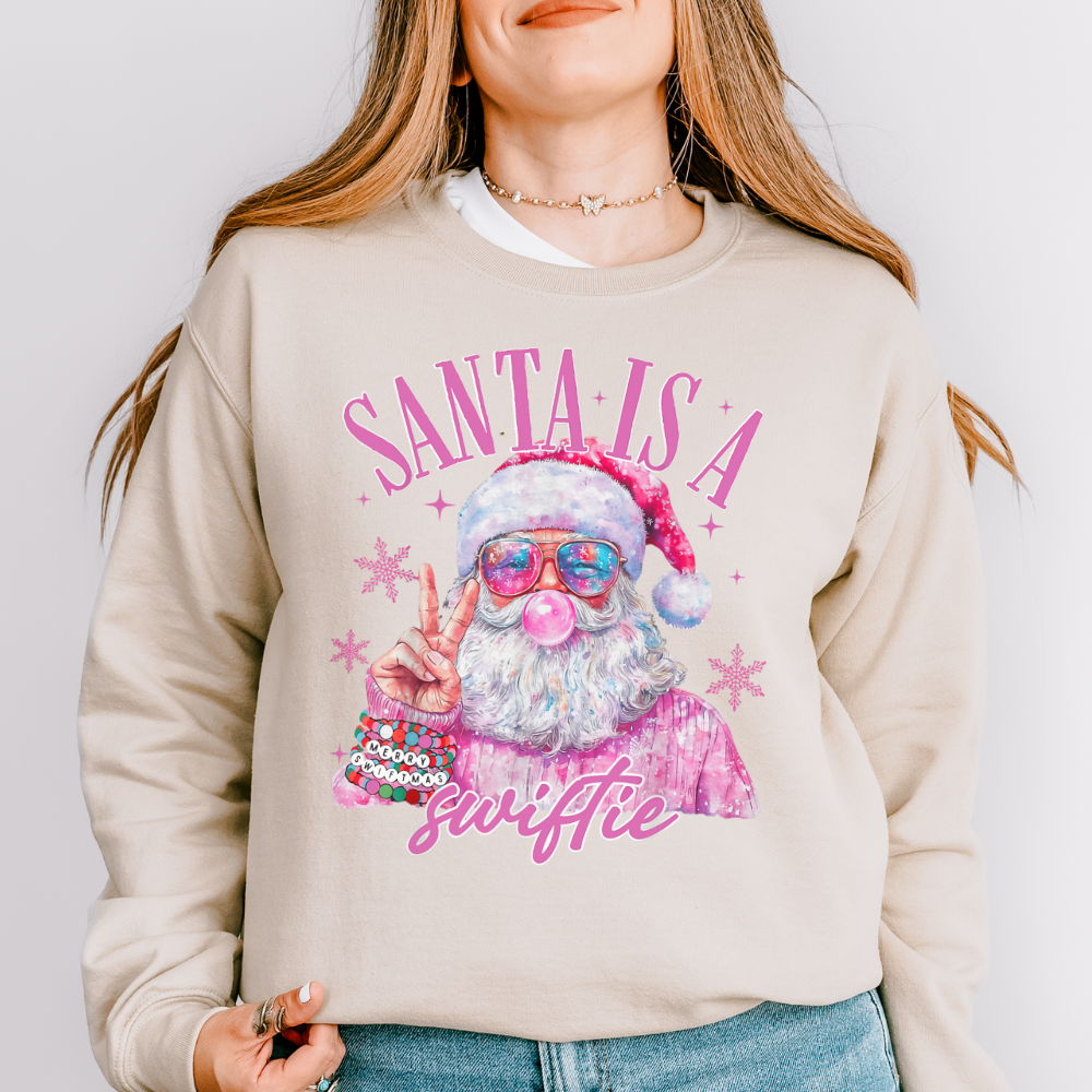 Santa Is A Swiftie Sweatshirt - FANGIRL SWAG