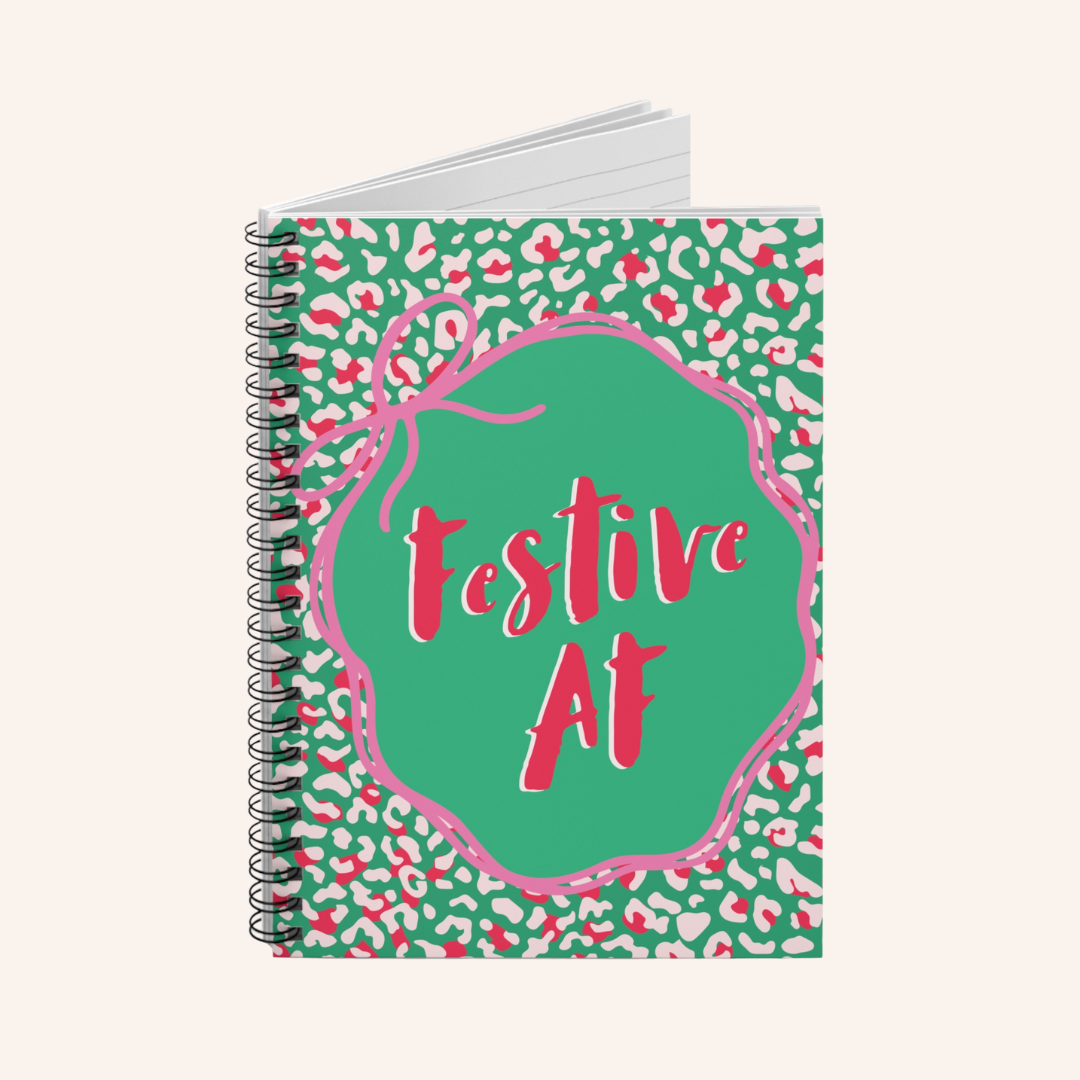 Festive AF Holiday Journal - FANGIRL SWAG