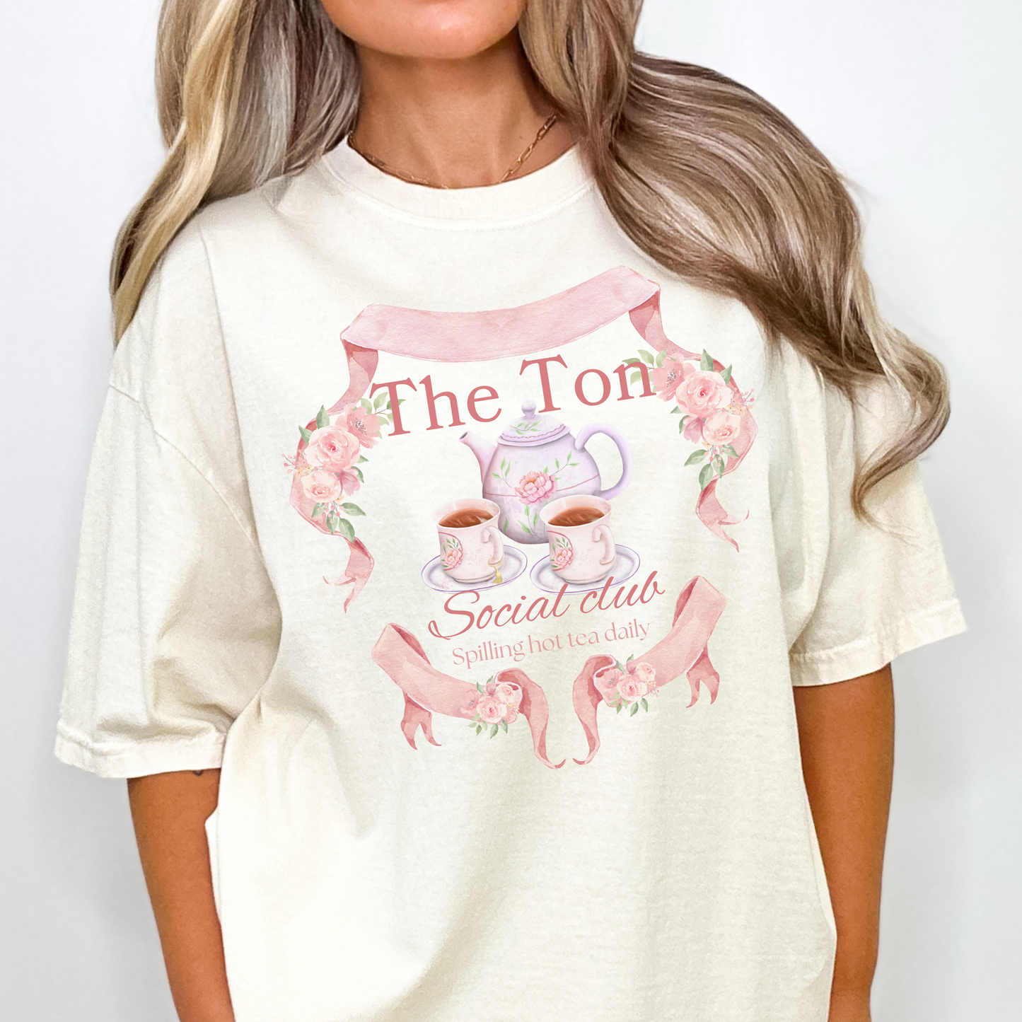 THE TON SOCIAL CLUB BRIDGERTON TEE - FANGIRL SWAG
