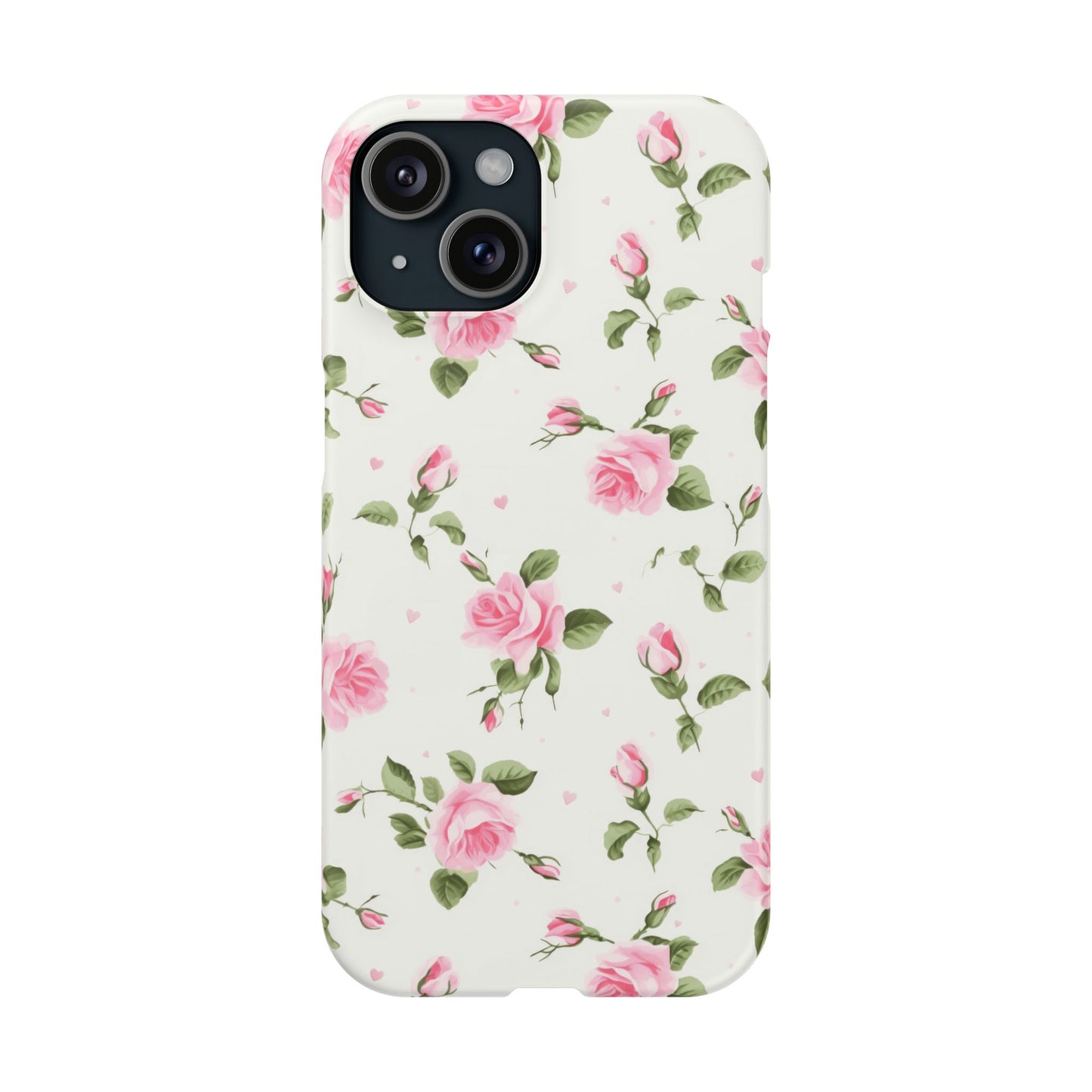 SWEET PINK ROSE PHONE CASE - FANGIRL SWAG