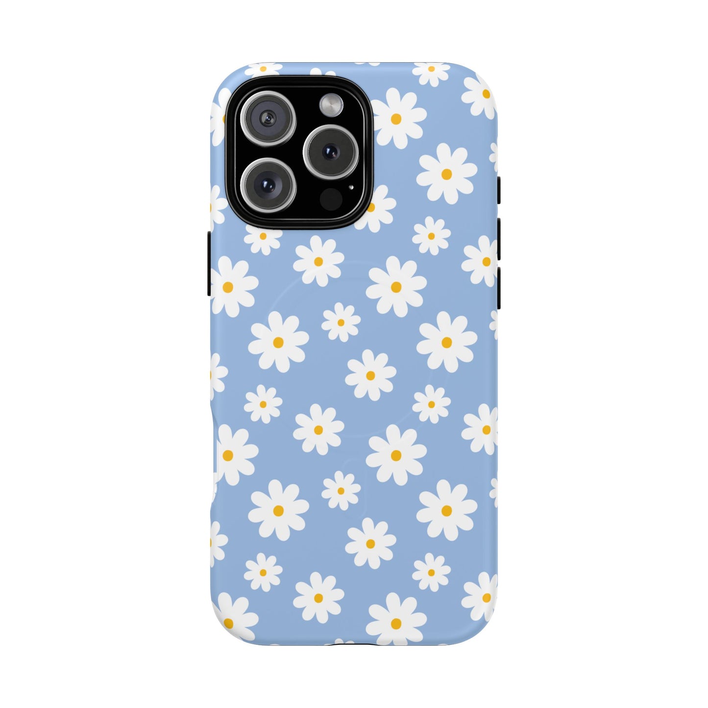 Daisy Floral Magnetic Phone Case, Tough Protective Cover, Spring Accessories, Flower Lover Gift, Cute Case for Her - FANGIRL SWAG