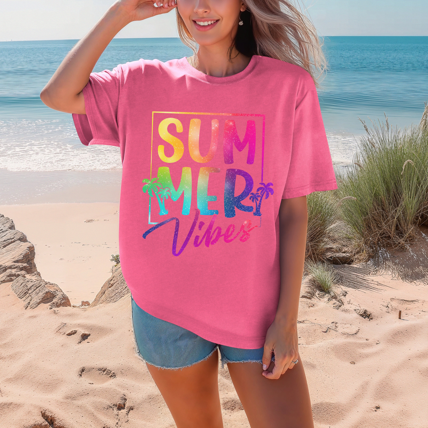 SUMMER VIBES TEE - FANGIRL SWAG