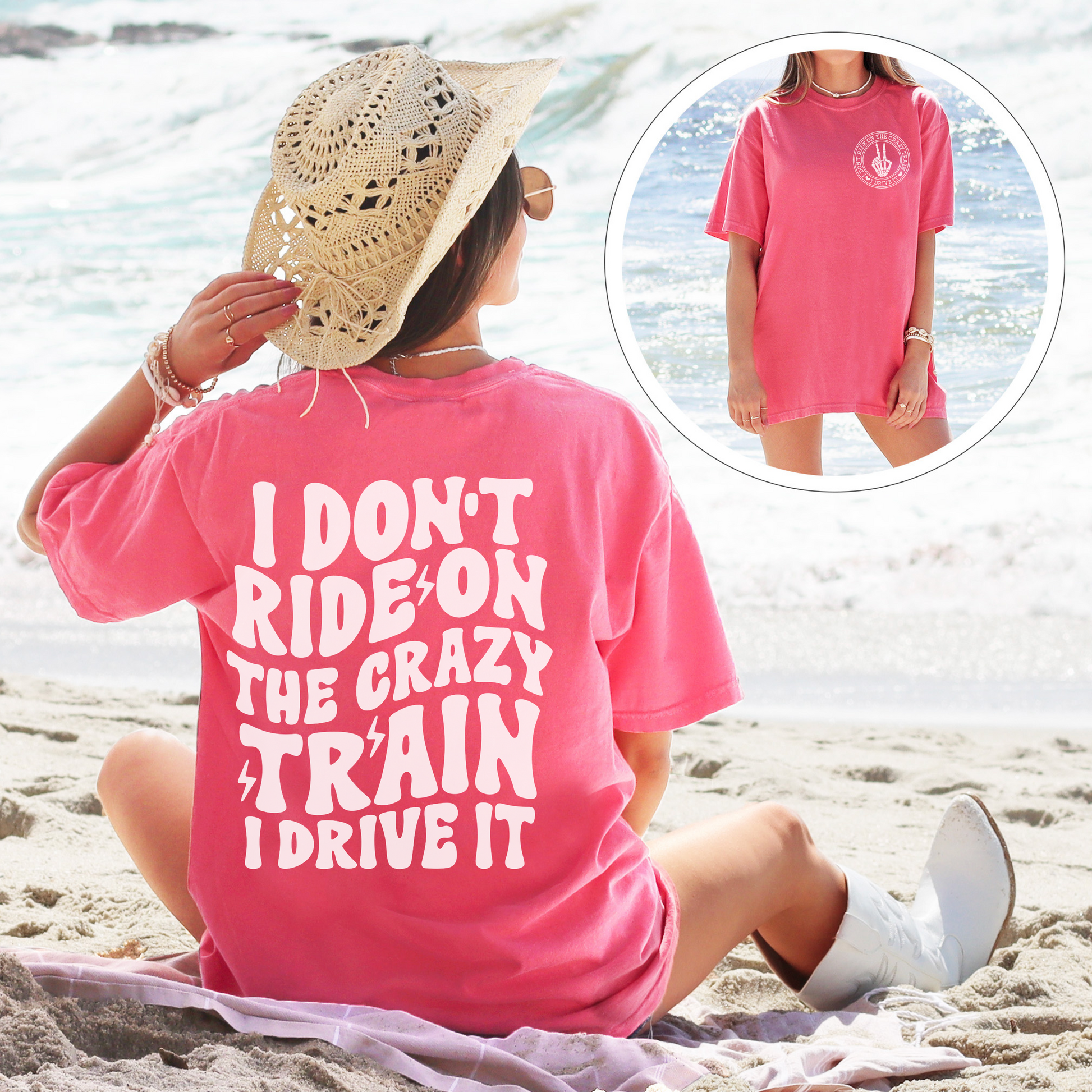 CRAZY TRAIN TEE - FANGIRL SWAG