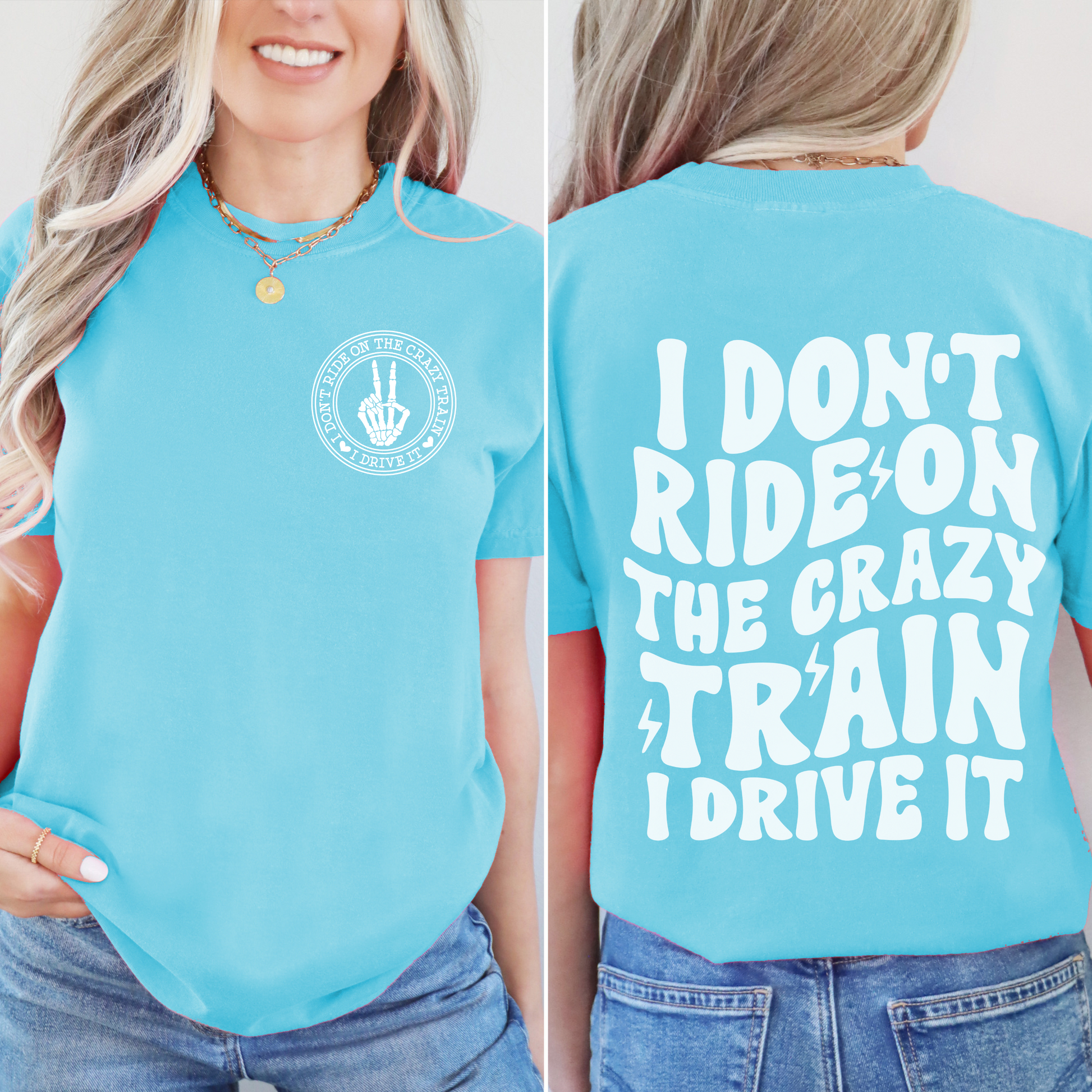 CRAZY TRAIN TEE - FANGIRL SWAG