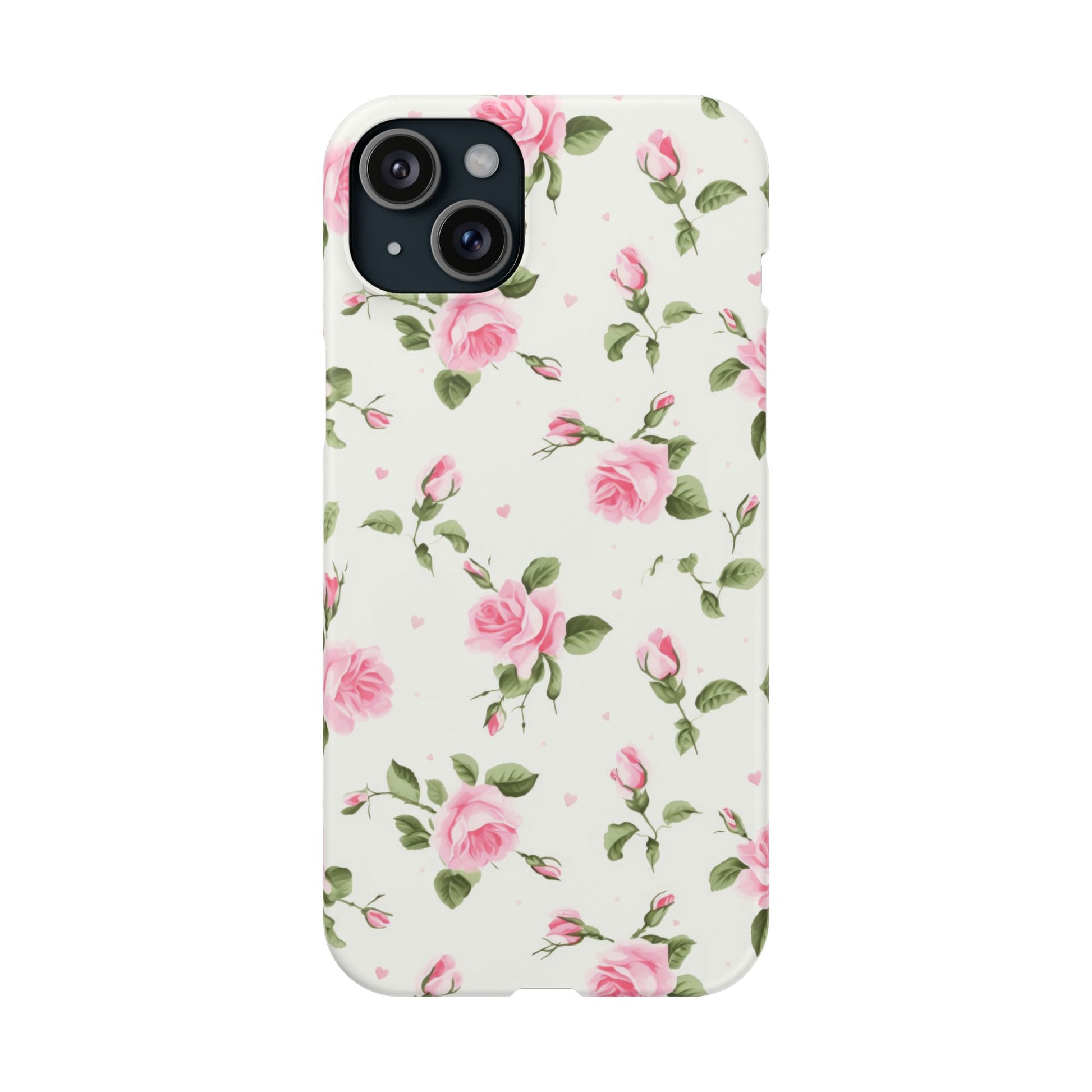 SWEET PINK ROSE PHONE CASE - FANGIRL SWAG