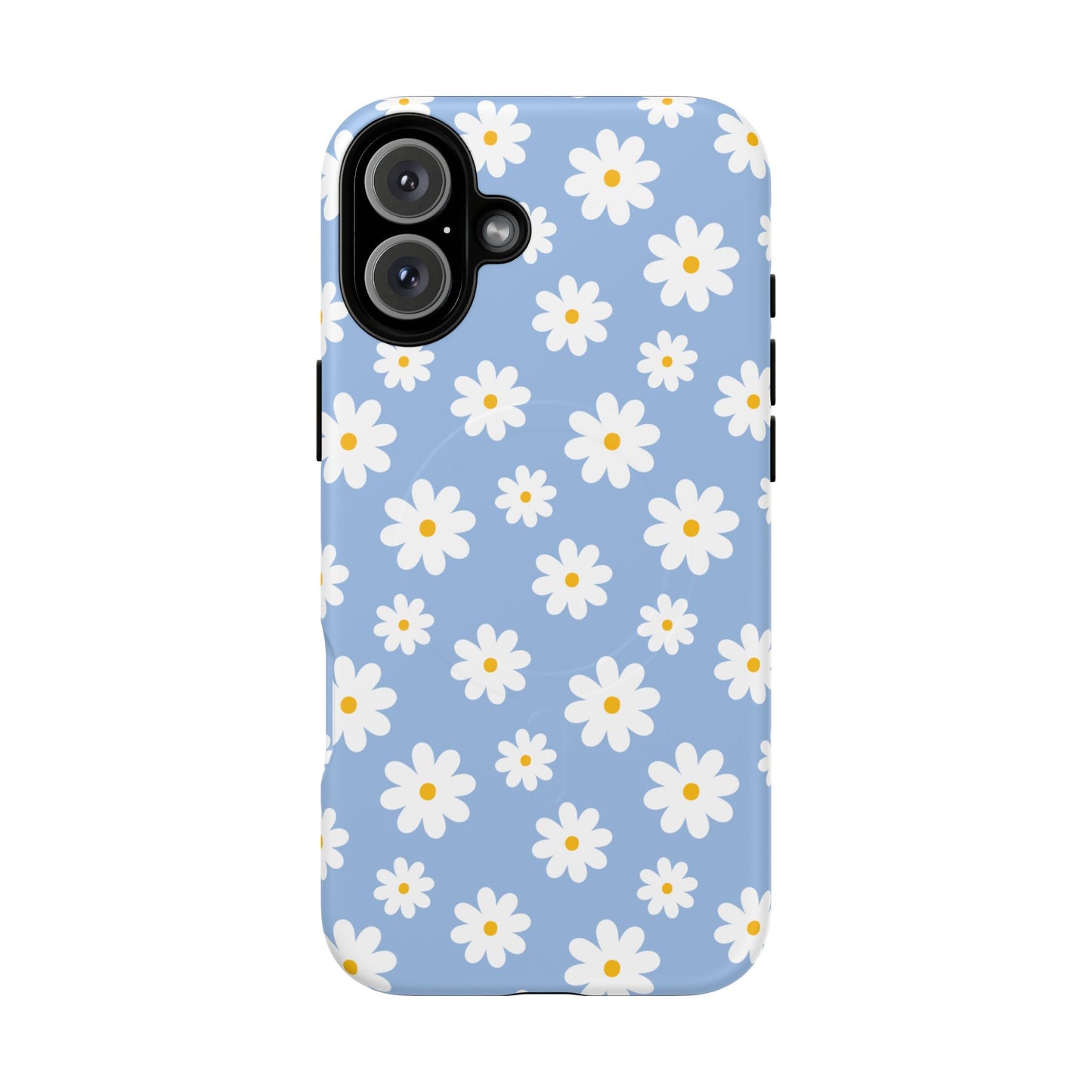 Daisy Floral Magnetic Phone Case, Tough Protective Cover, Spring Accessories, Flower Lover Gift, Cute Case for Her - FANGIRL SWAG