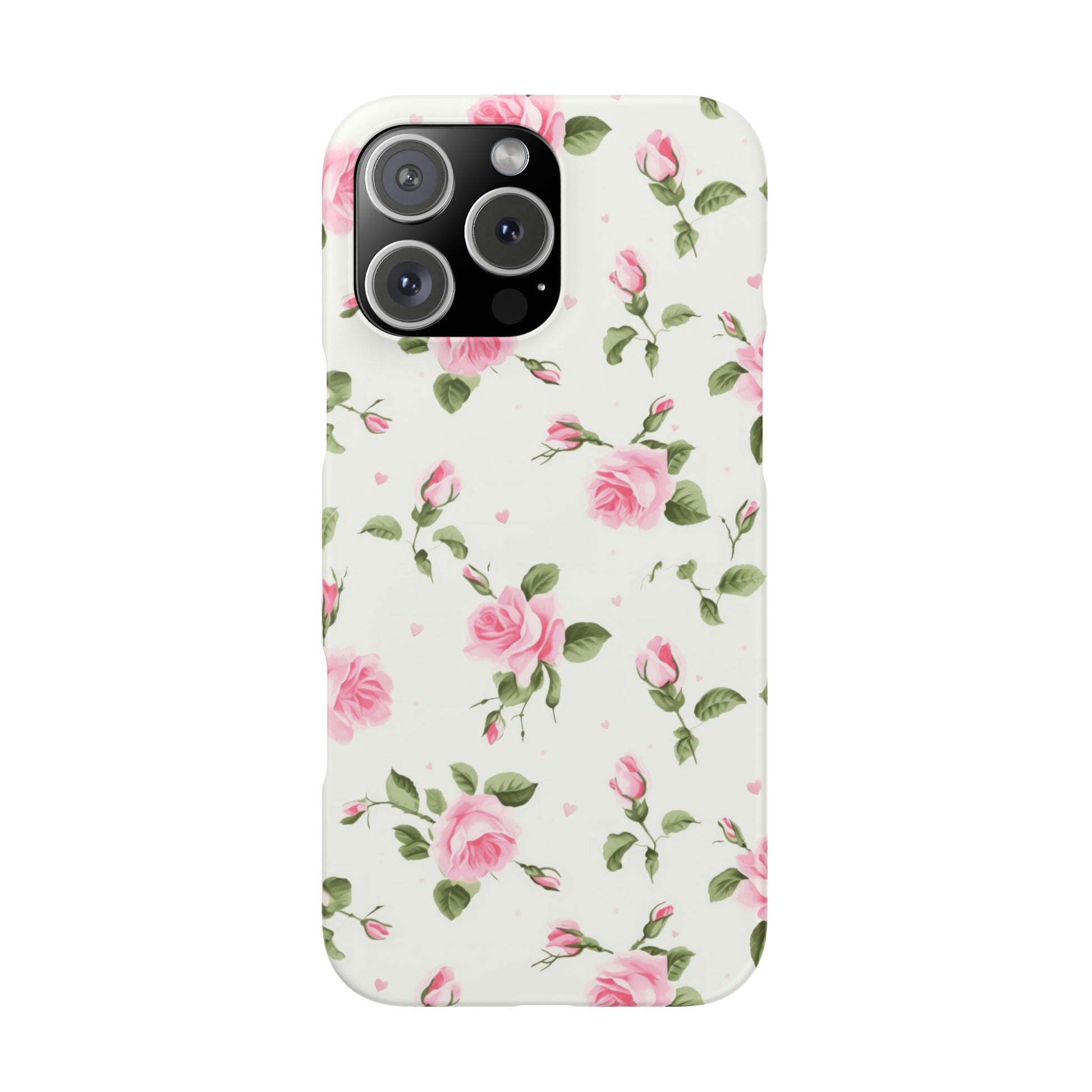 SWEET PINK ROSE PHONE CASE - FANGIRL SWAG