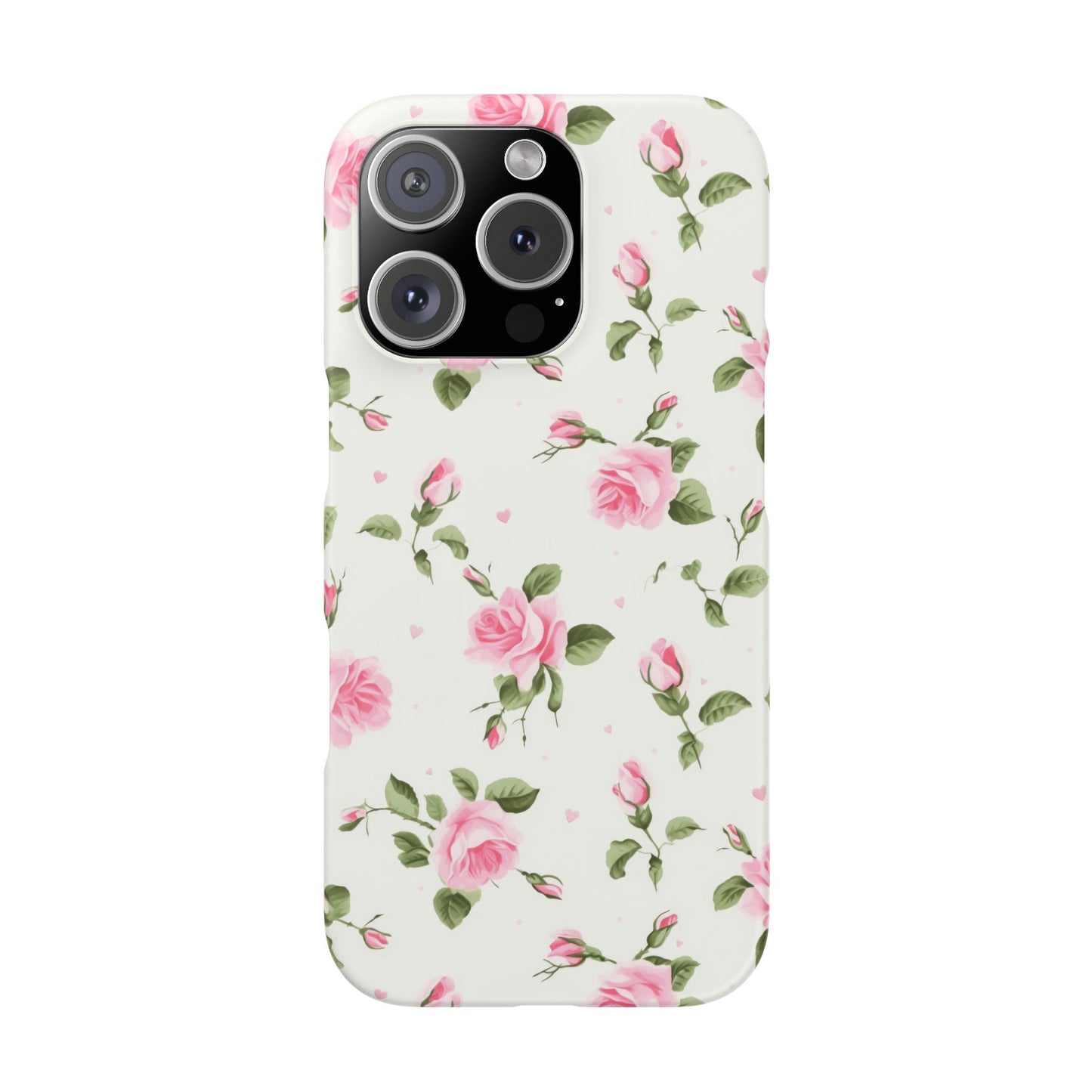 SWEET PINK ROSE PHONE CASE - FANGIRL SWAG