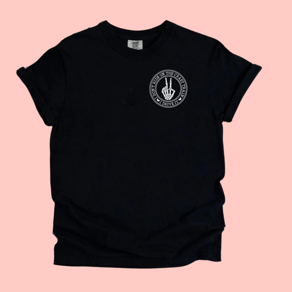 CRAZY TRAIN TEE - FANGIRL SWAG