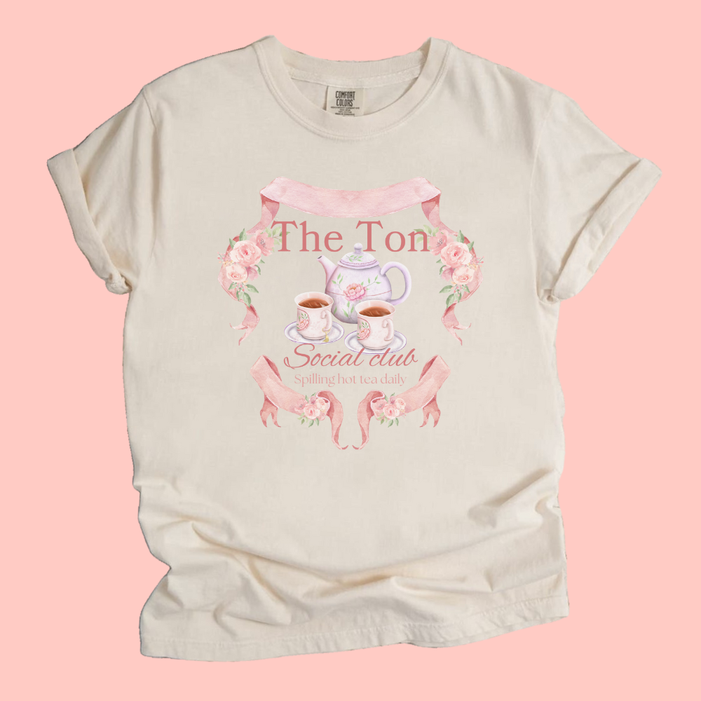 THE TON SOCIAL CLUB BRIDGERTON TEE - FANGIRL SWAG