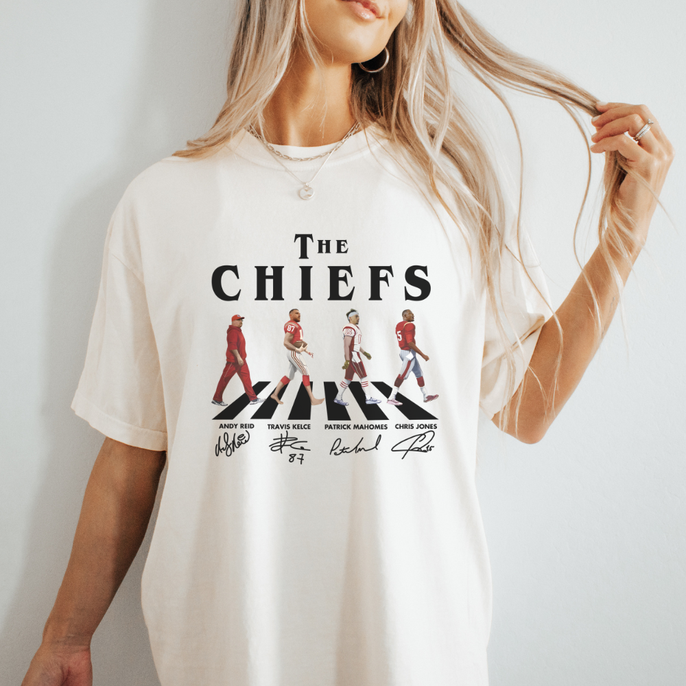 CHIEFS ON ABBEY ROAD TEE - FANGIRL SWAG