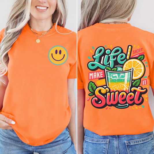 LIFE IS SHORT TEE - FANGIRL SWAG