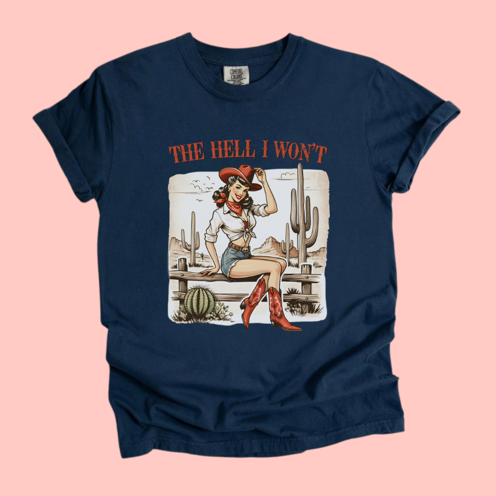 THE HELL I WON'T TEE - FANGIRL SWAG