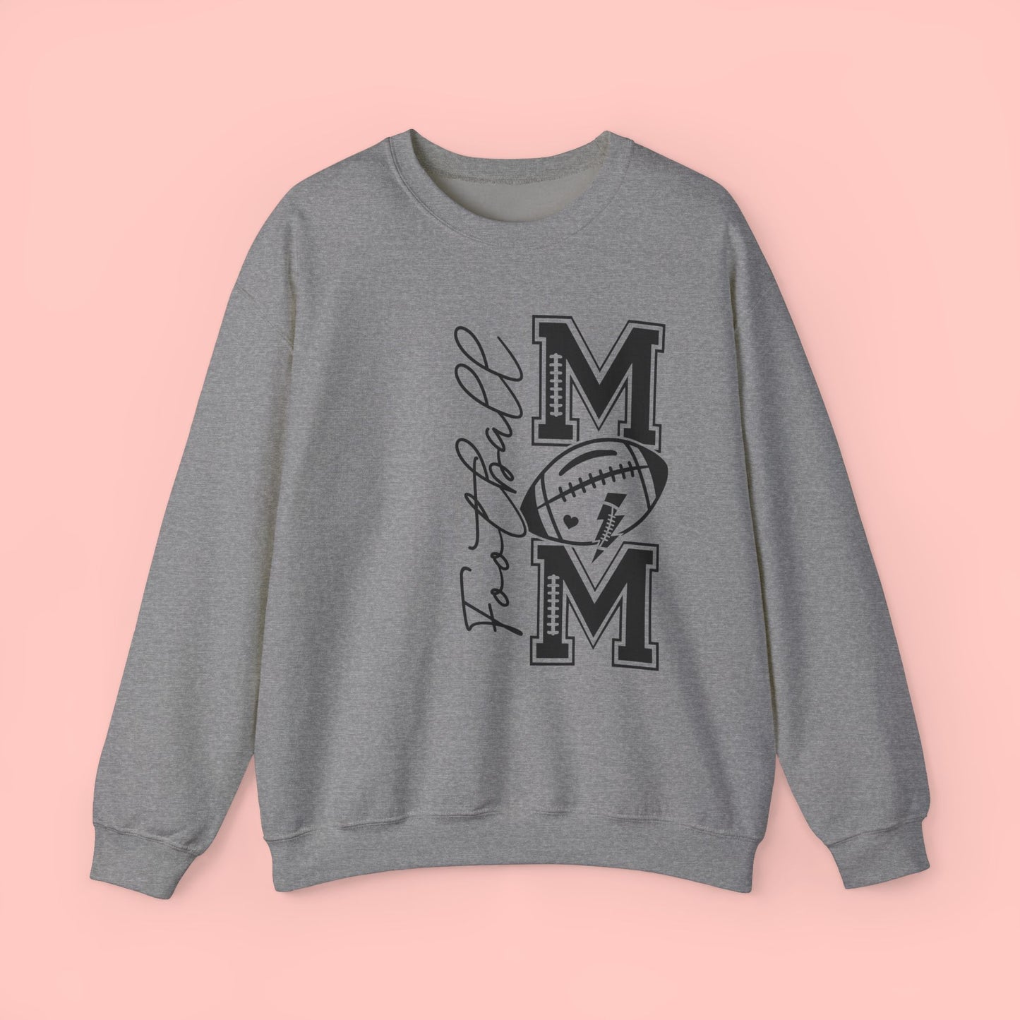 FOOTBALL MOM CREWNECK SWEATSHIRT