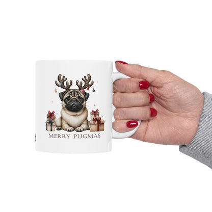 HAPPY PUGMAS - CERAMIC MUG